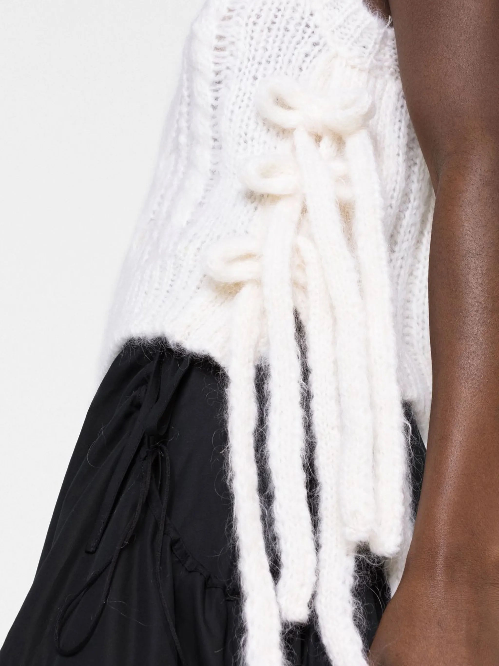Isa cable-knit vest jumper