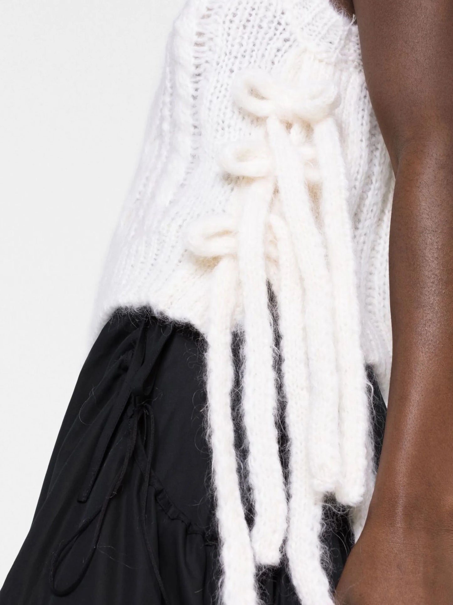 Isa cable-knit vest jumper
