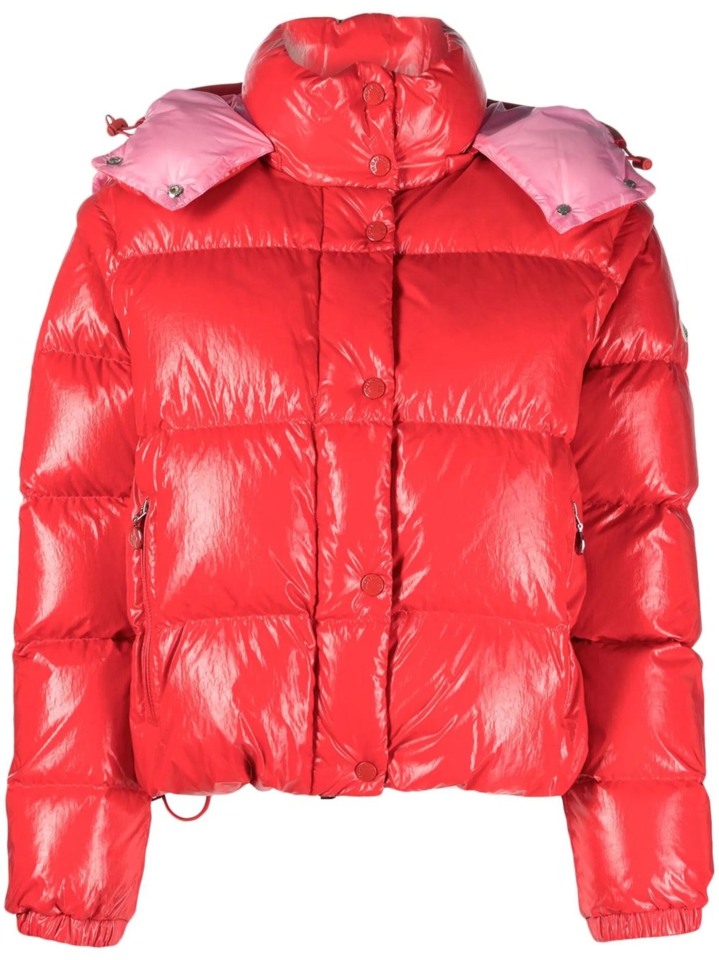 high-shine padded jacket
