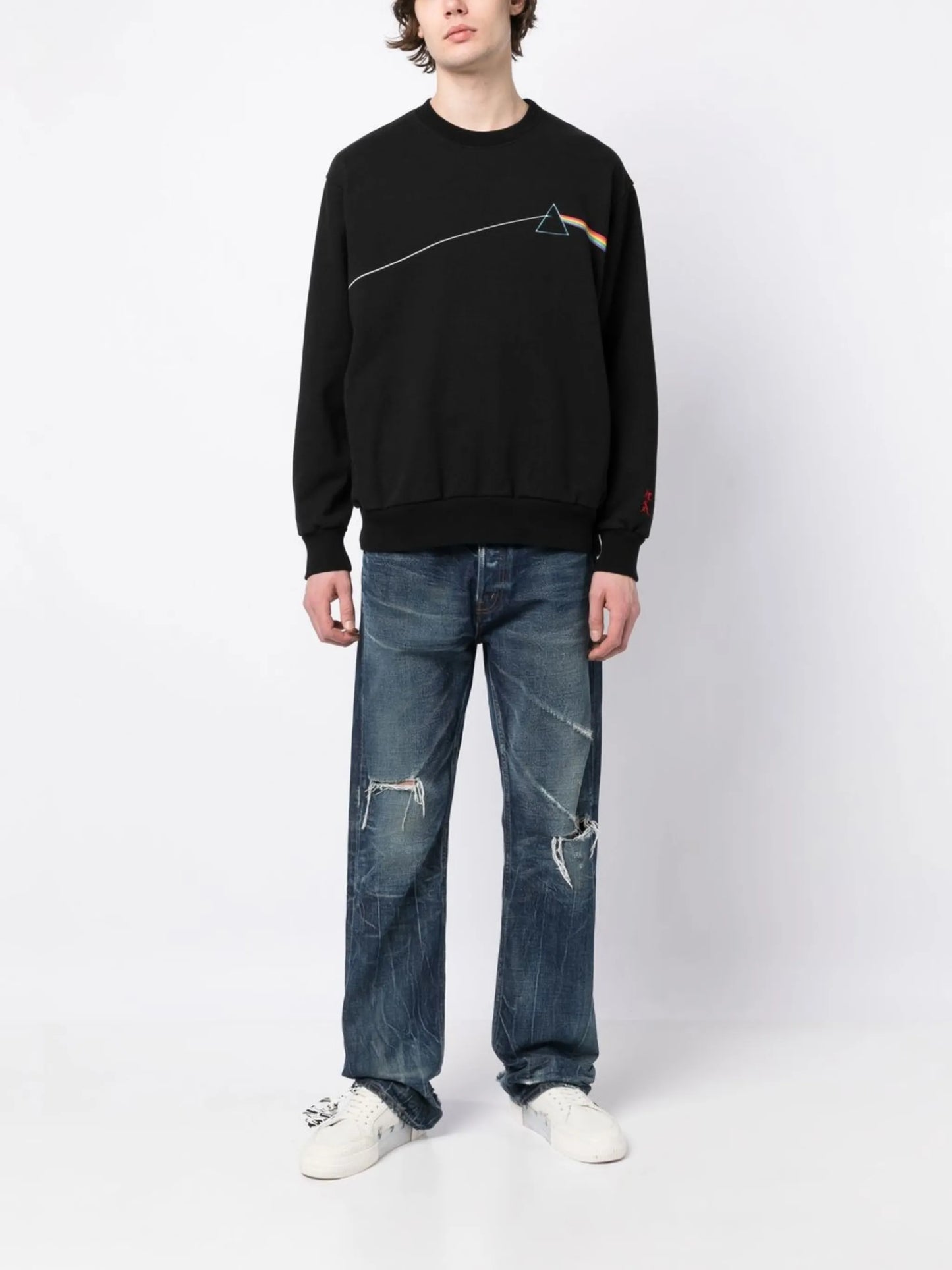 graphic-print sweatshirt