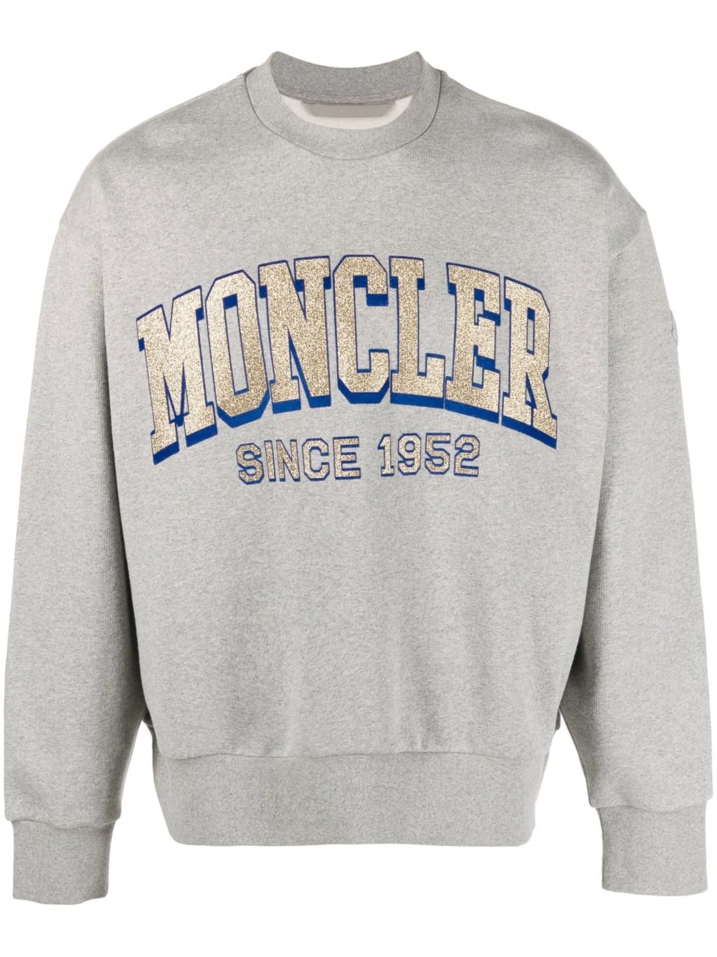 logo-print crew-neck jumper