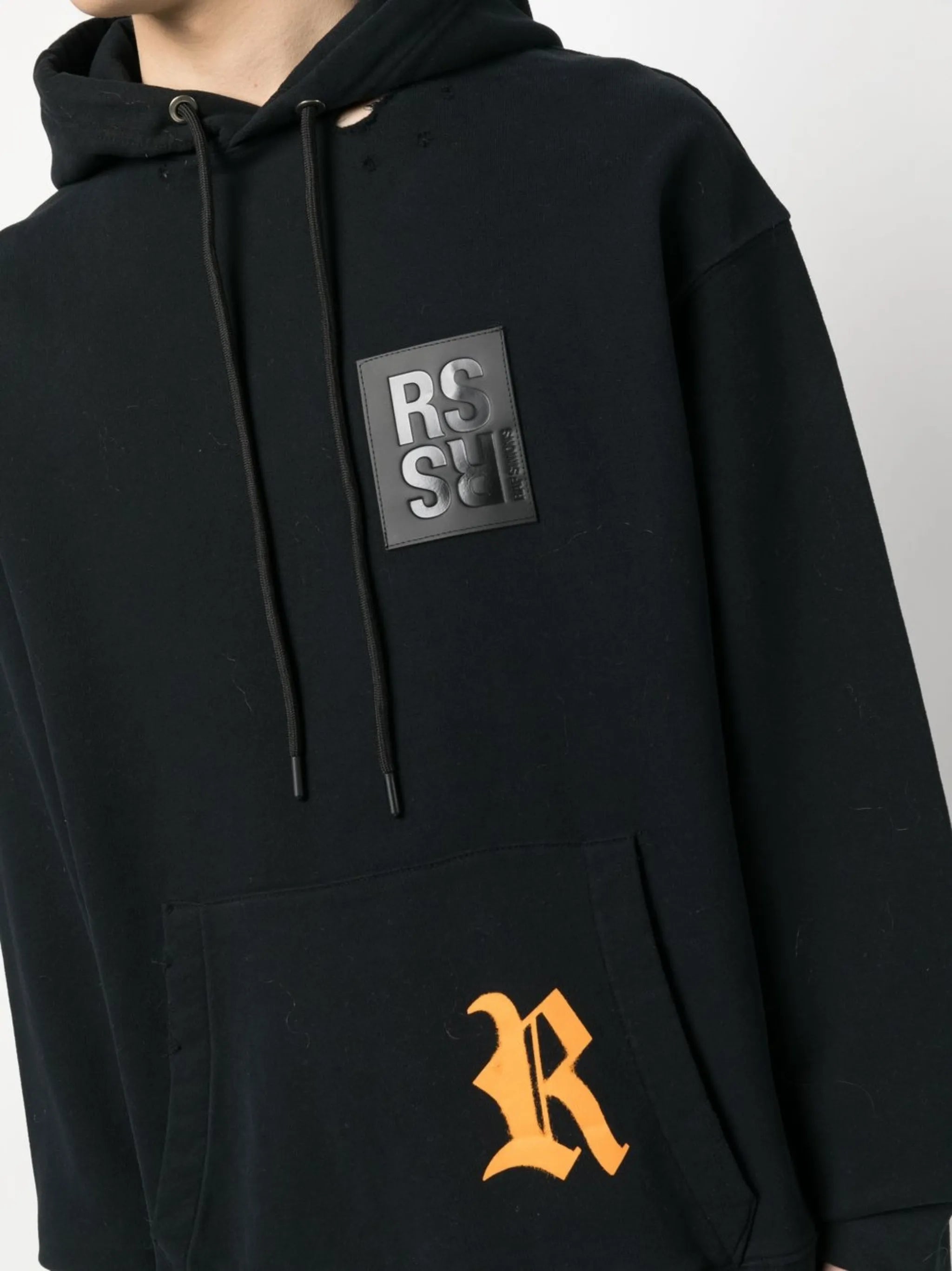 logo patch hoodie