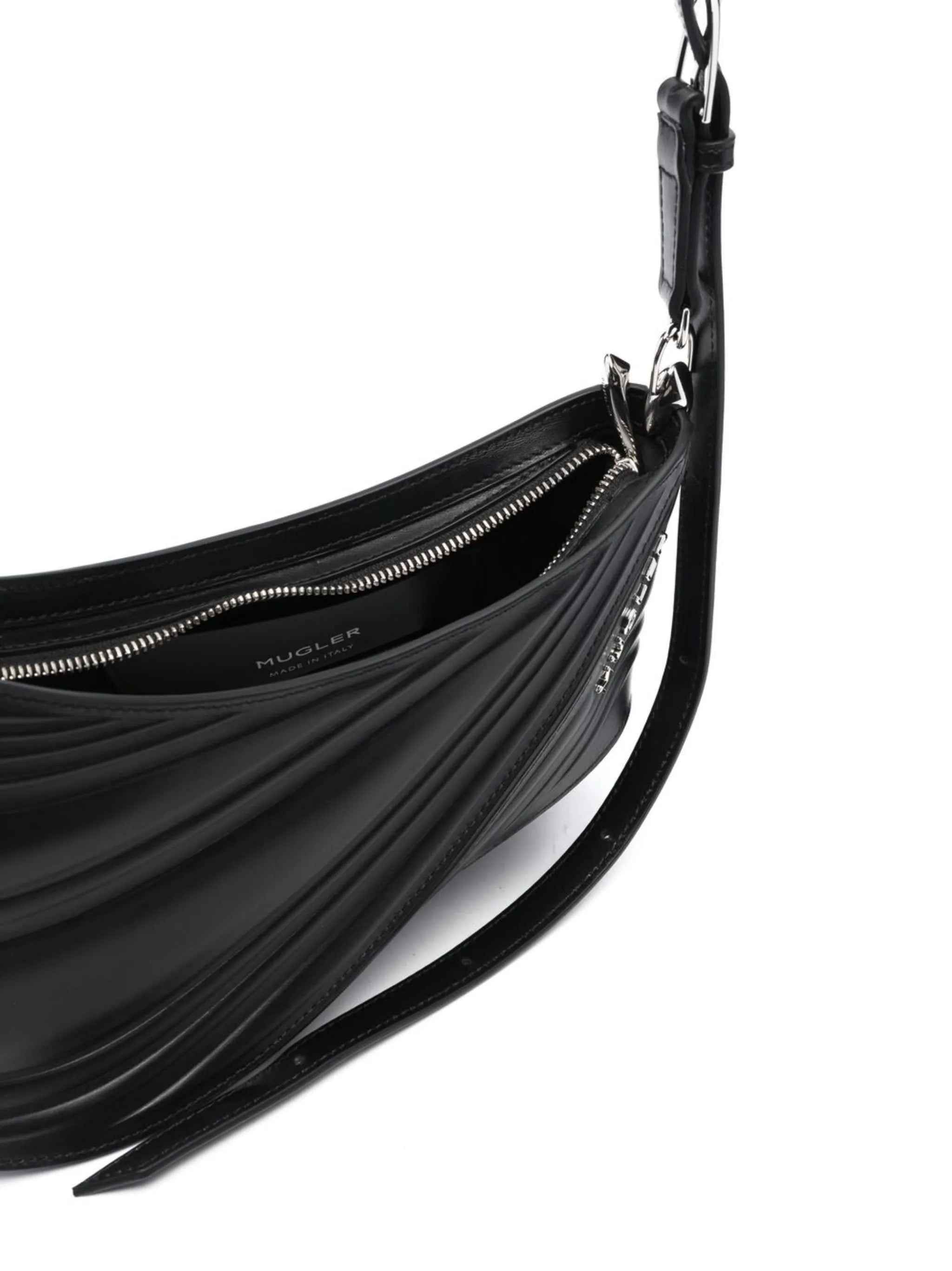 Medium Spiral Curve 01 embossed crossbody bag