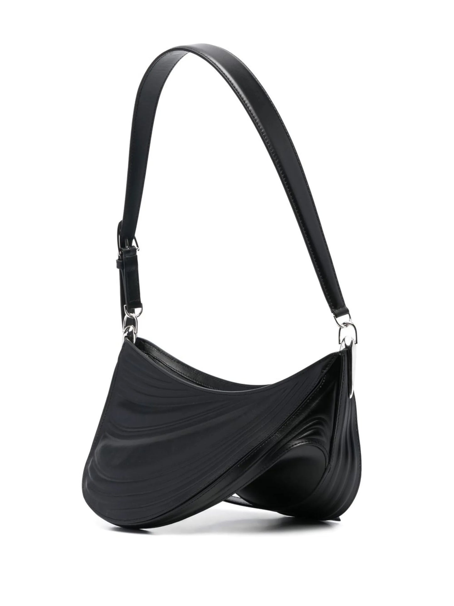 Medium Spiral Curve 01 embossed crossbody bag