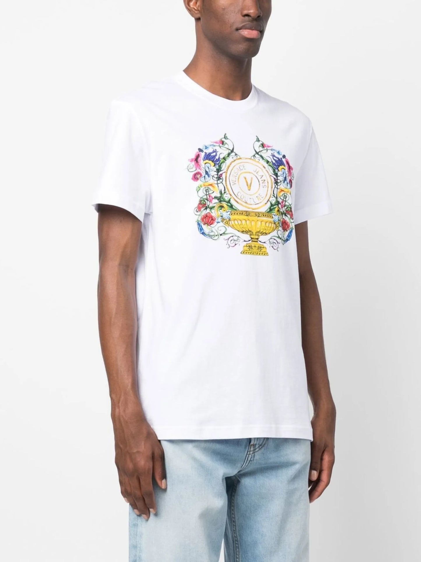 logo-print cotton T-shirt