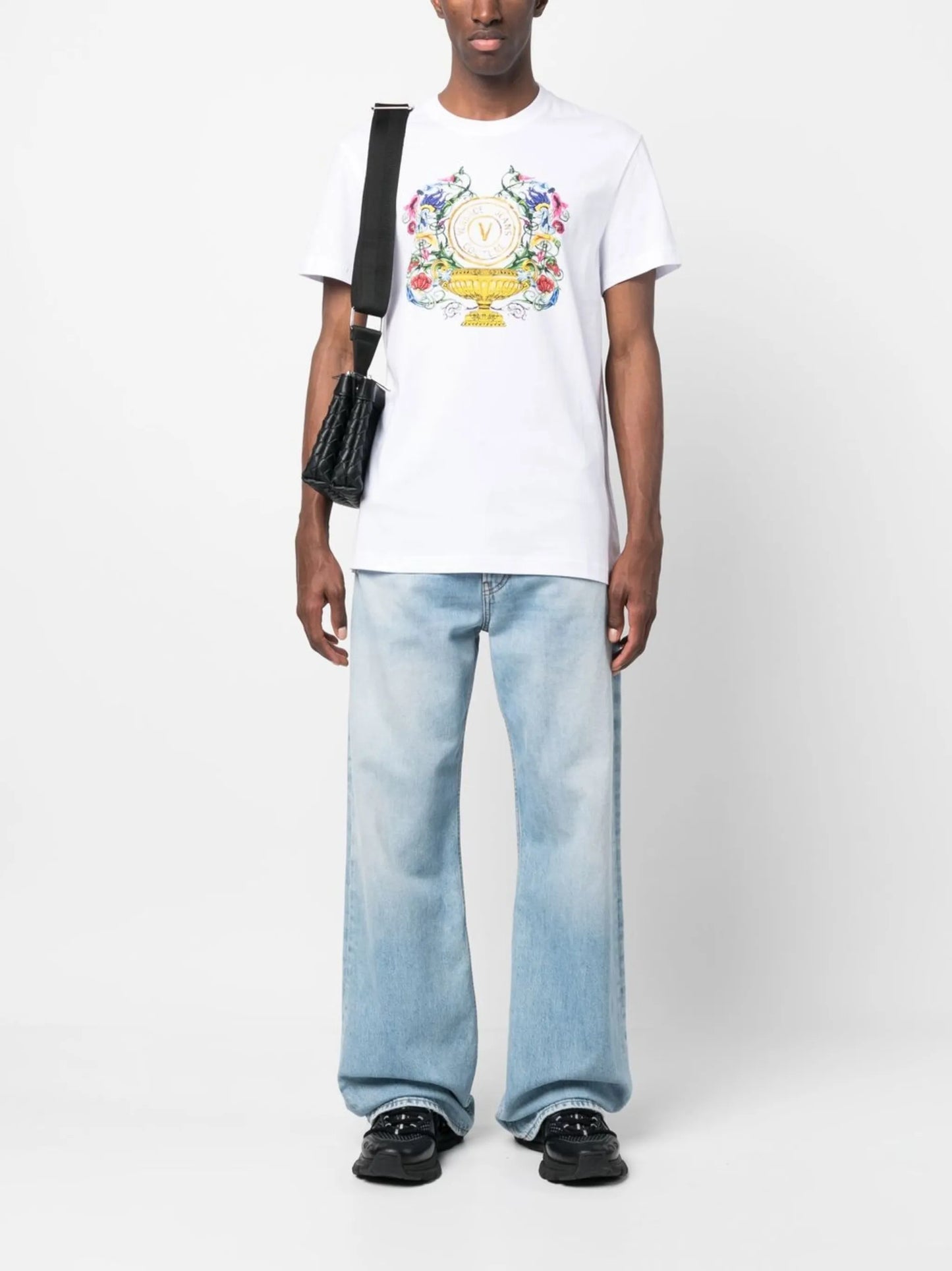 logo-print cotton T-shirt