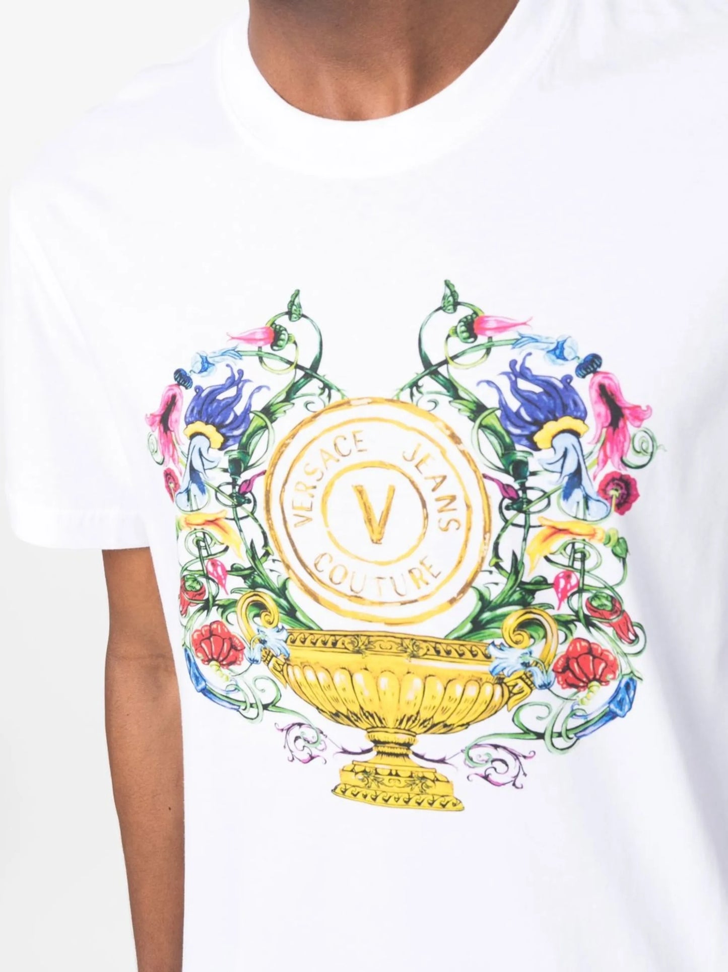 logo-print cotton T-shirt