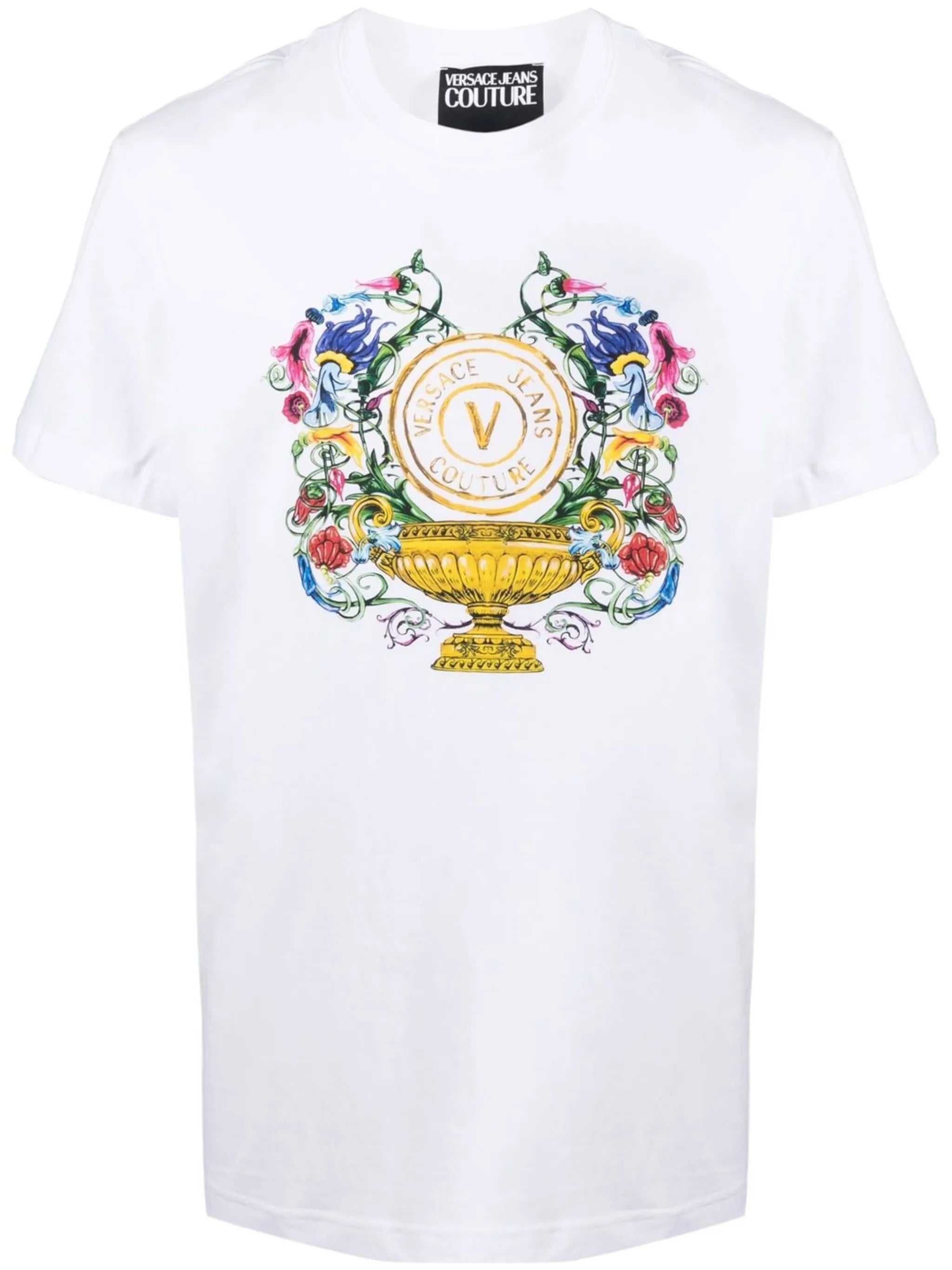 logo-print cotton T-shirt