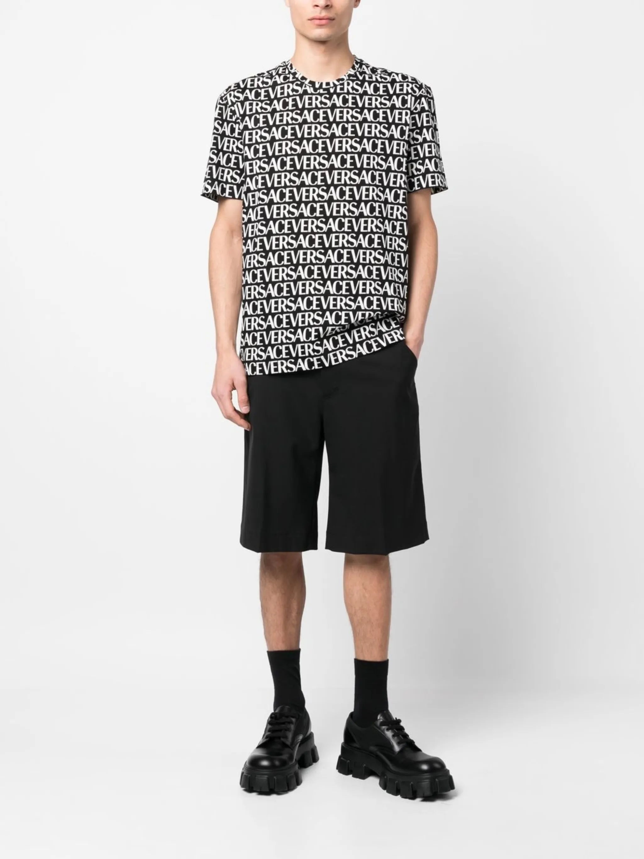 logo-print cotton T-shirt