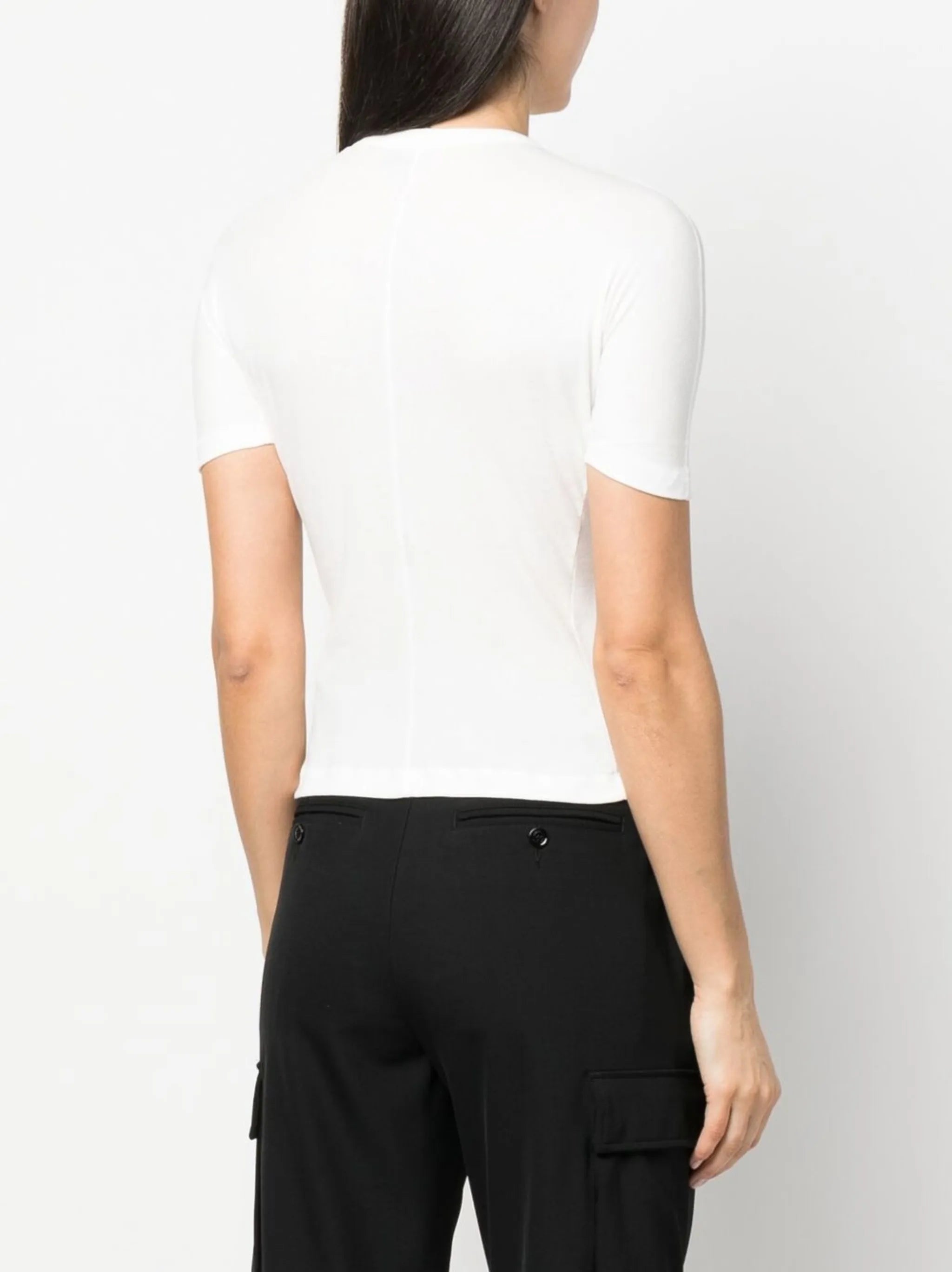 short-sleeve organic-cotton top