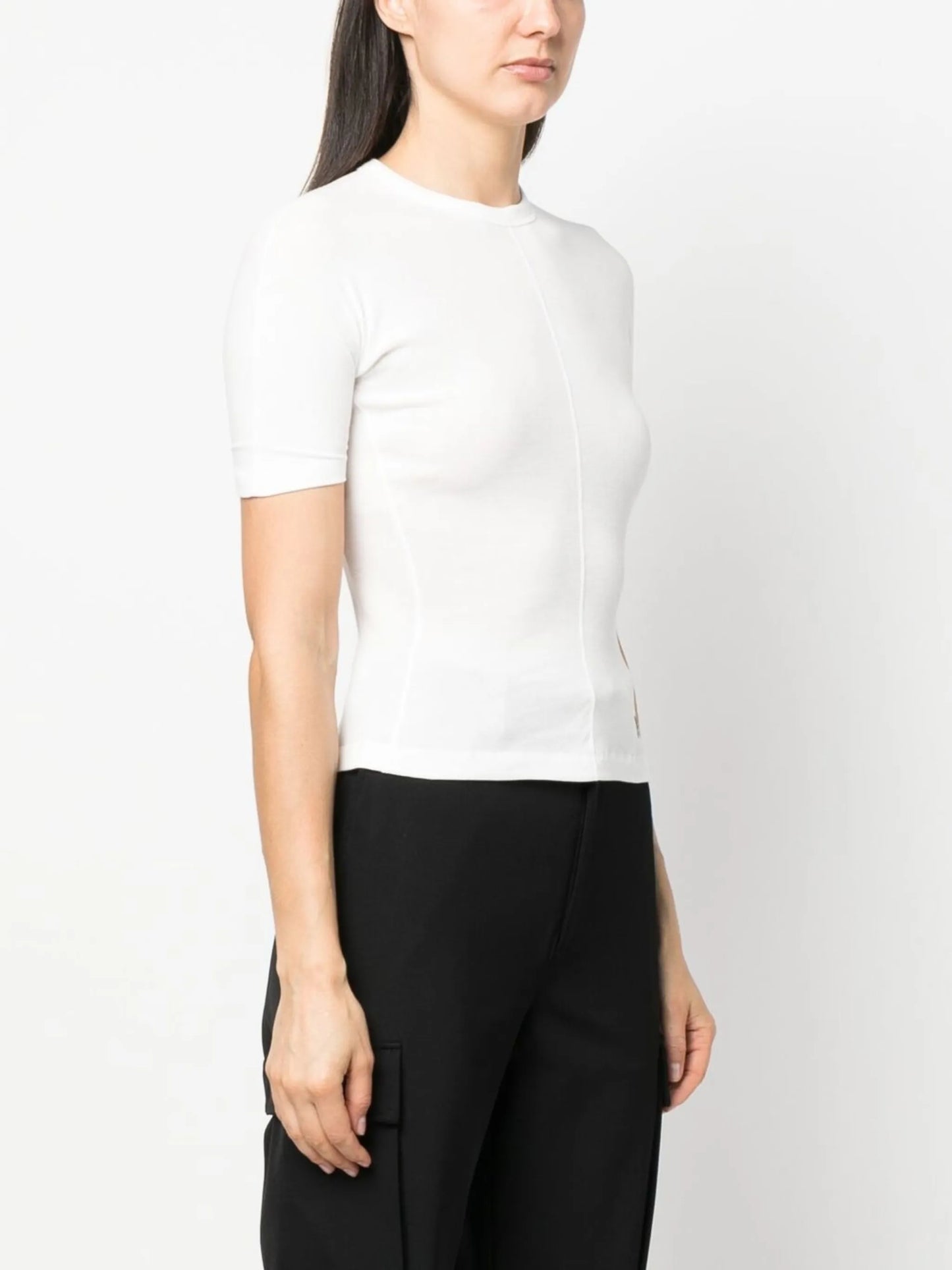 short-sleeve organic-cotton top