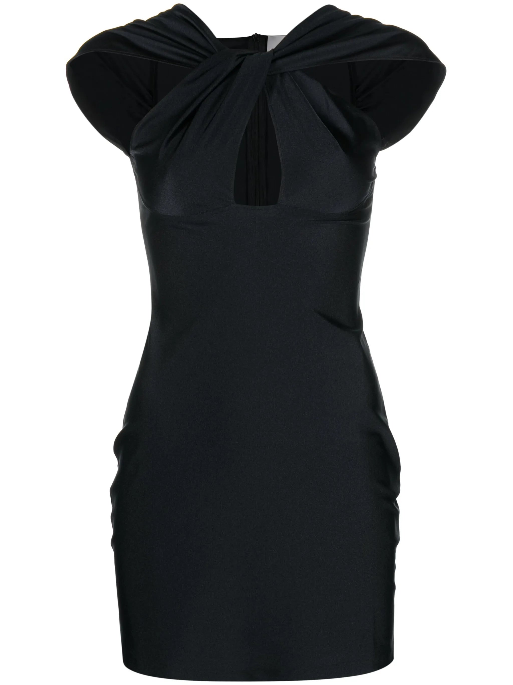 twisted cut-out mini dress