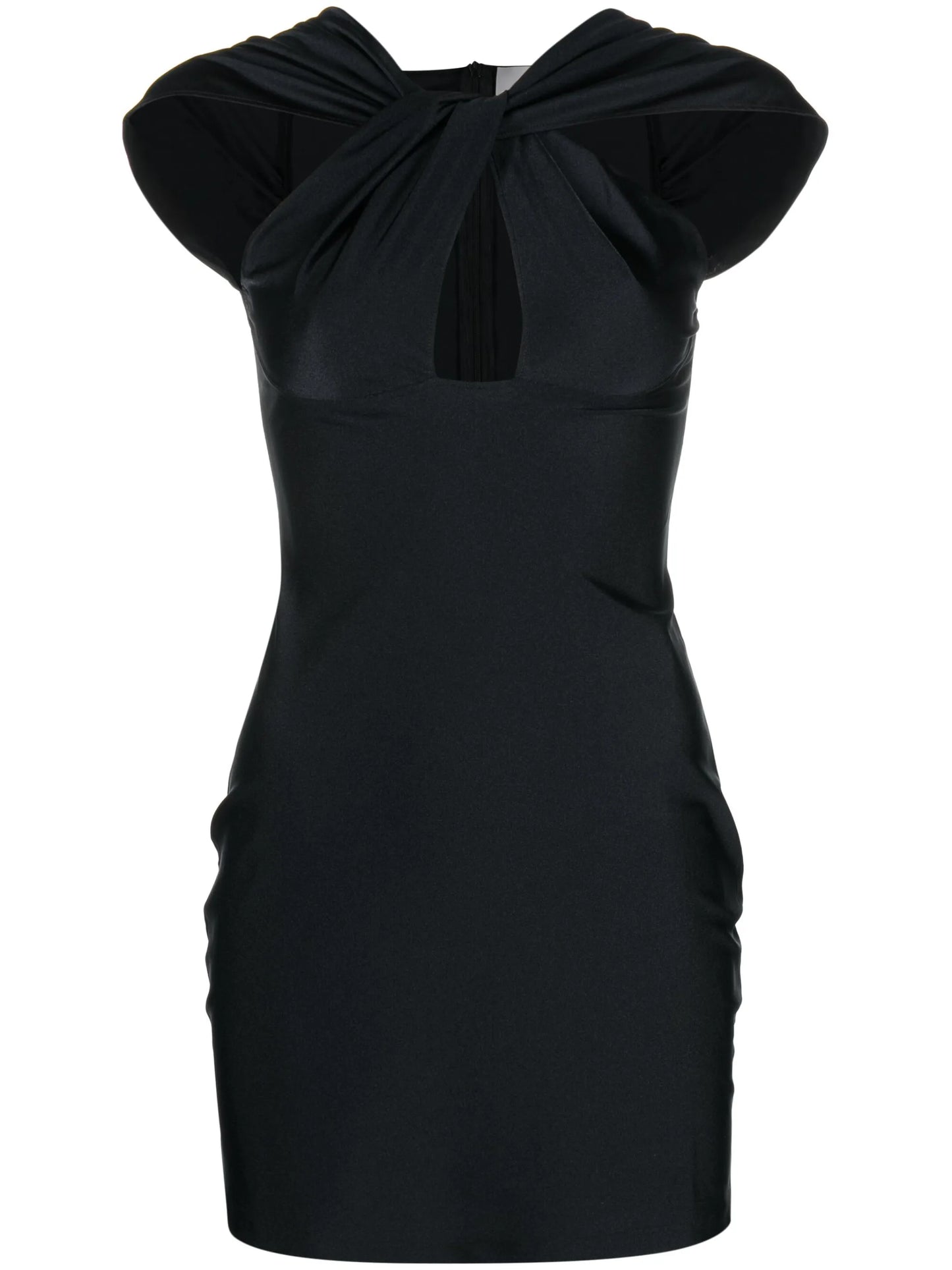 twisted cut-out mini dress
