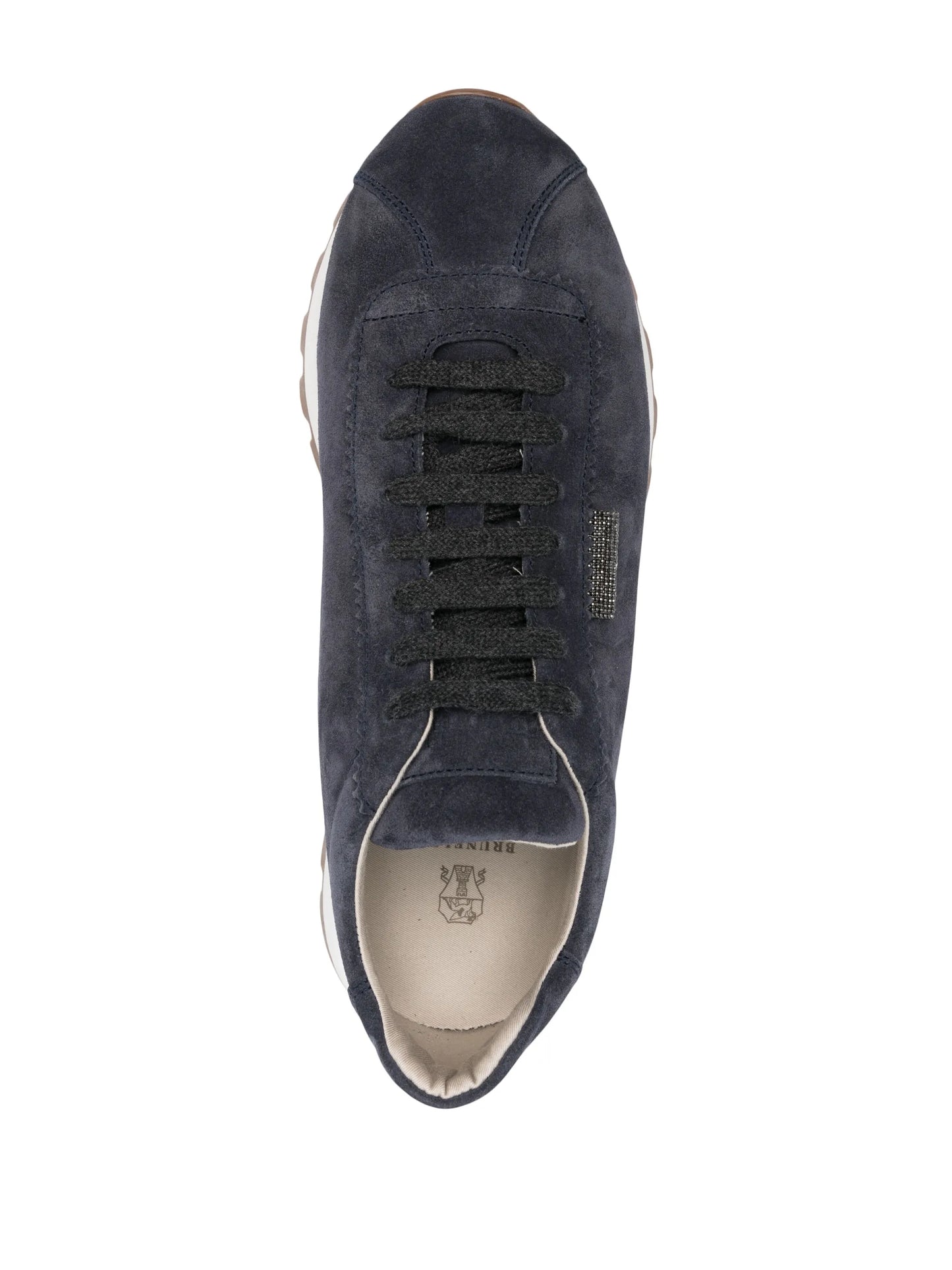 lace-up suede sneakers