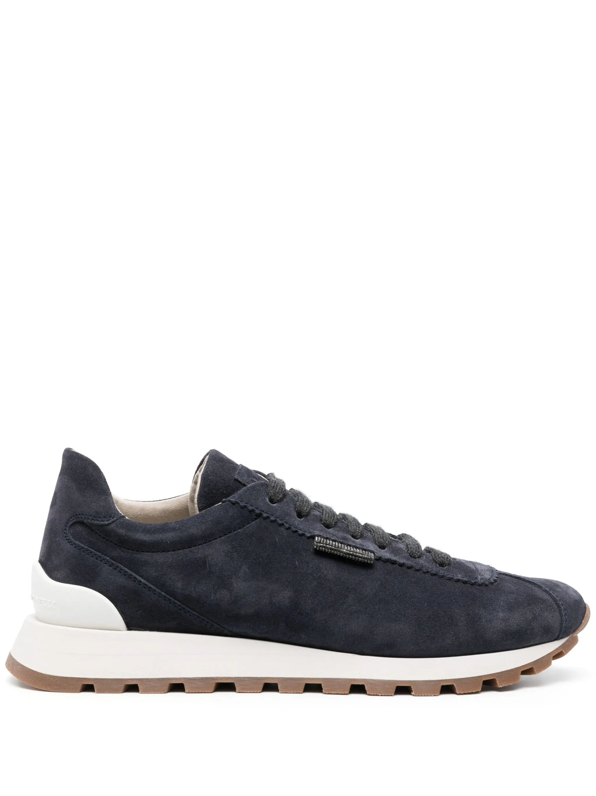 lace-up suede sneakers