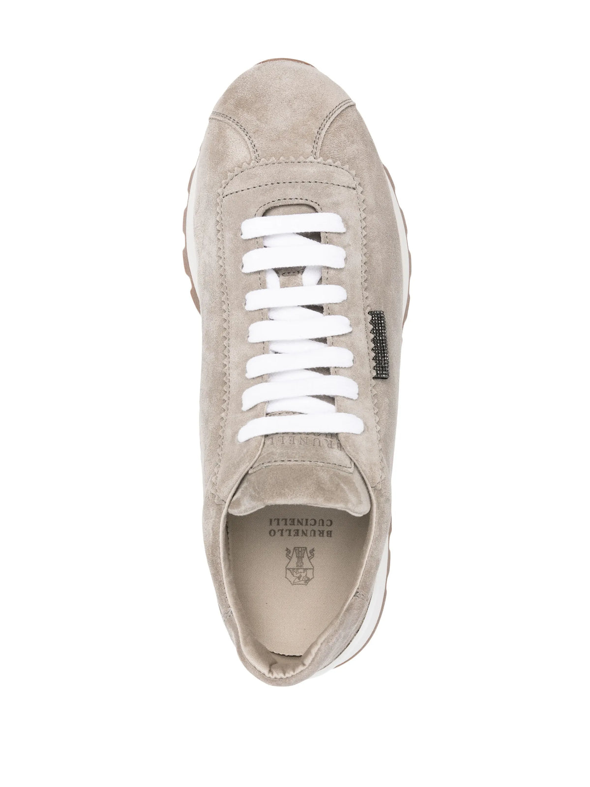 lace-up suede sneakers