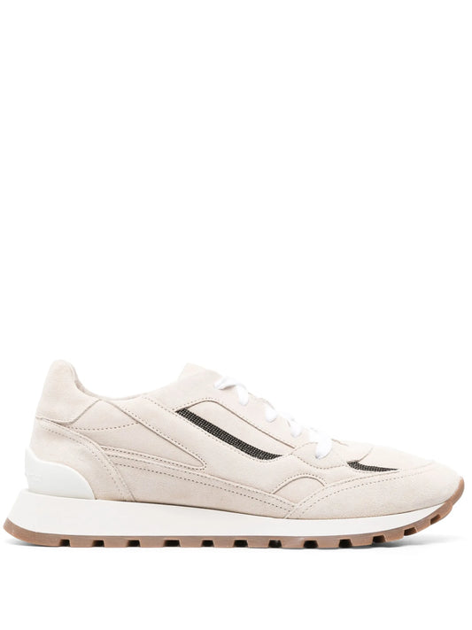 low-top lace-up sneakers