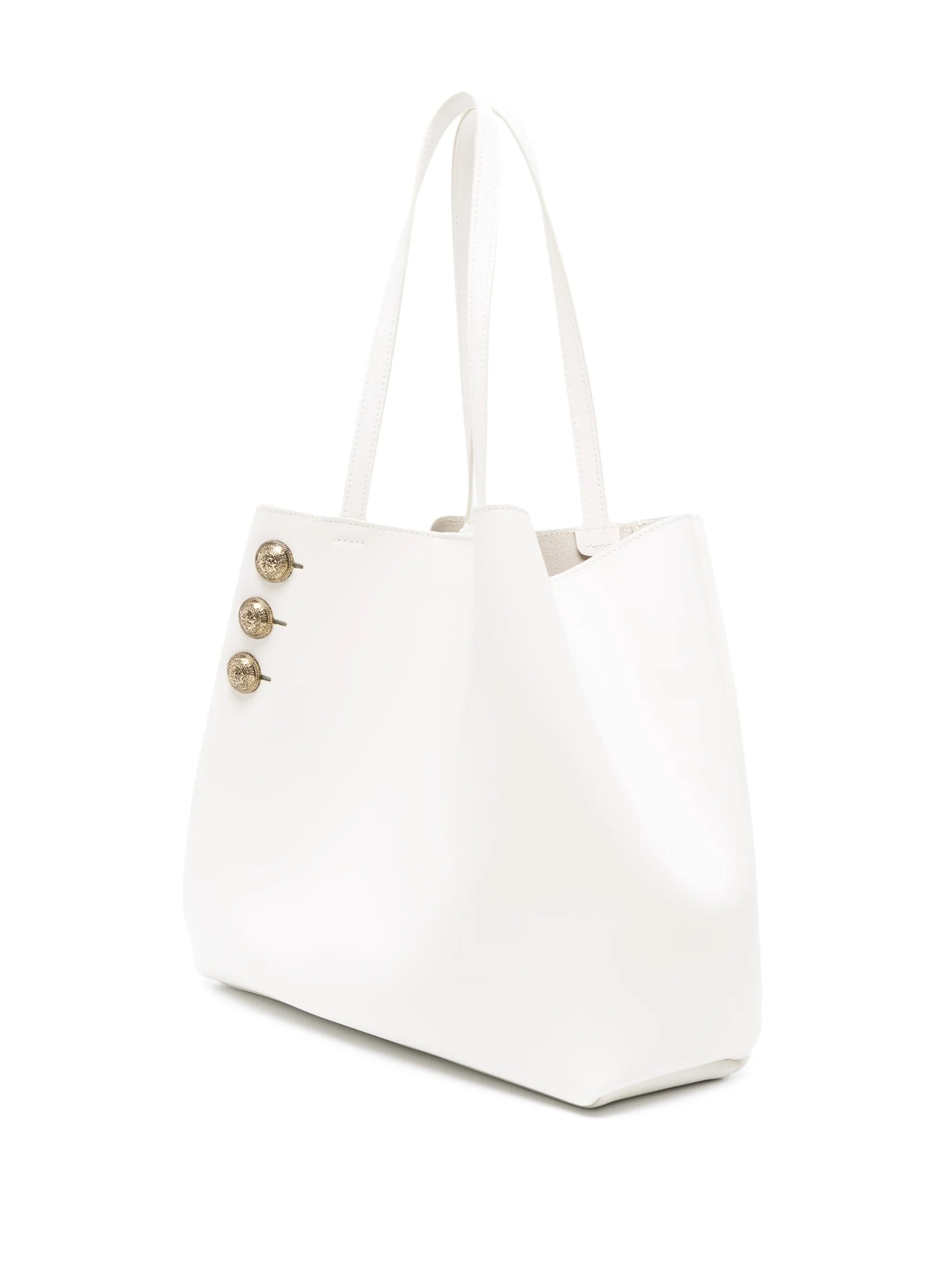 Emblème leather tote bag