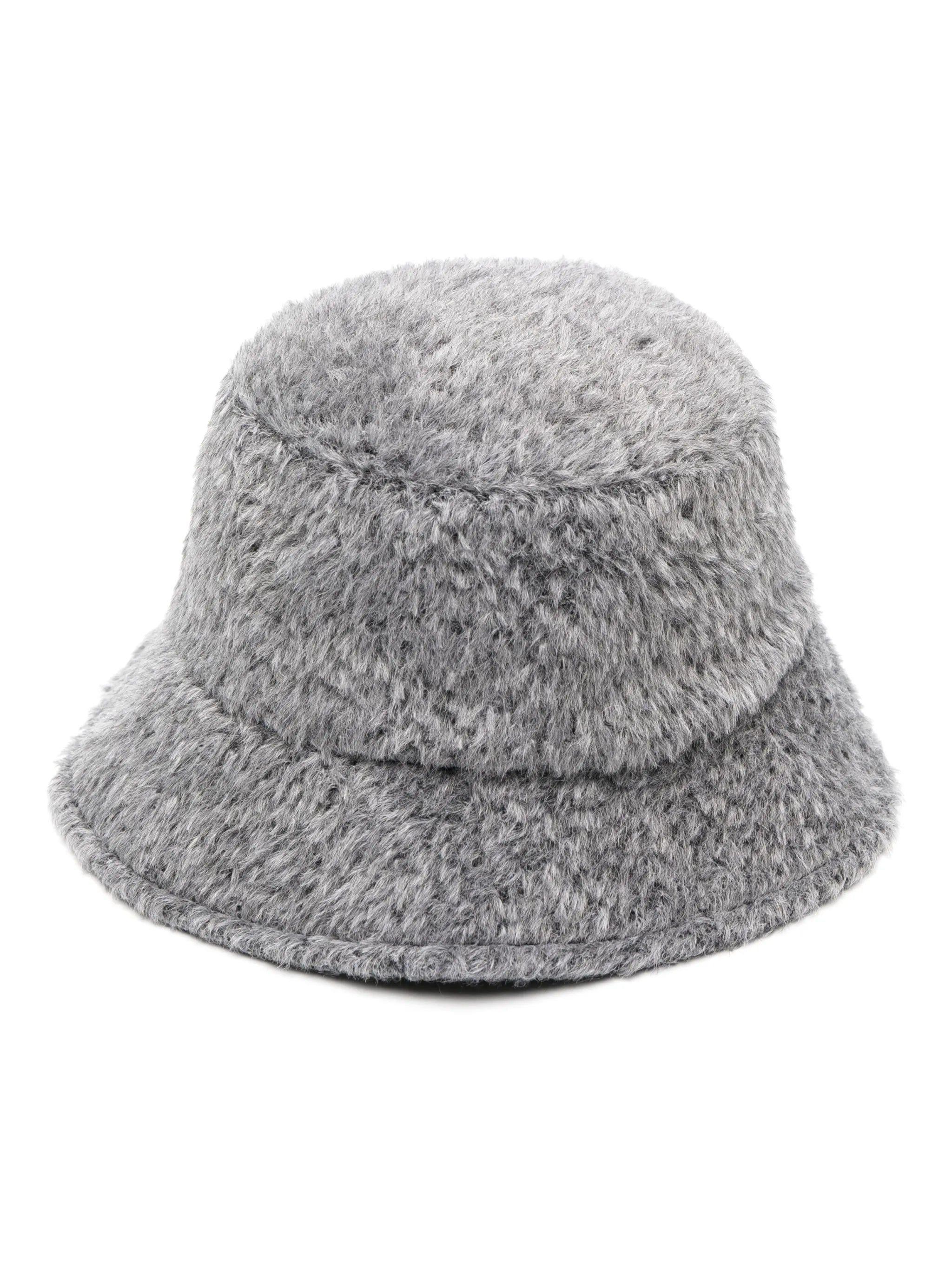 Denji faux-fur bucket hat