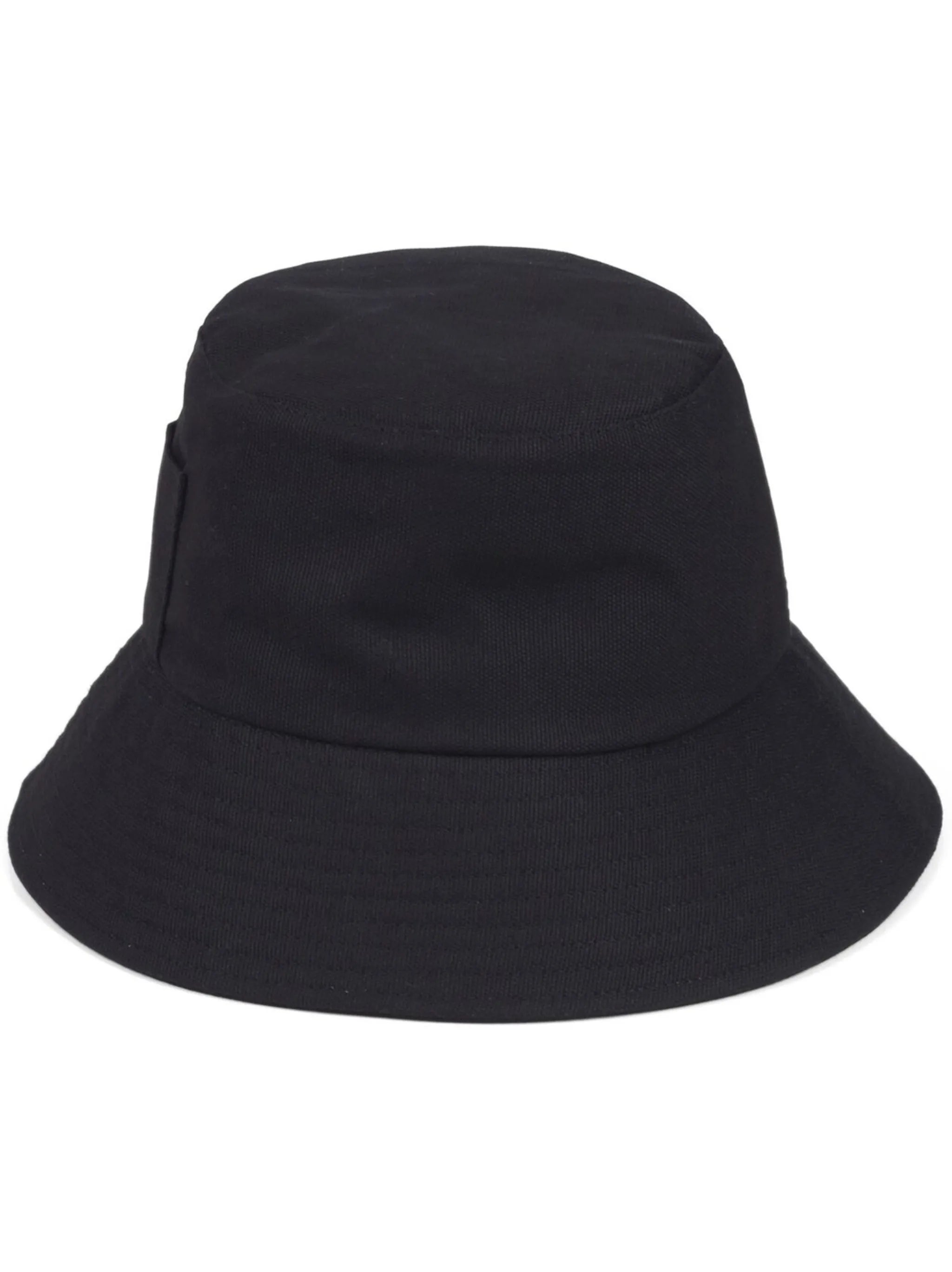 wide-brim bucket hat