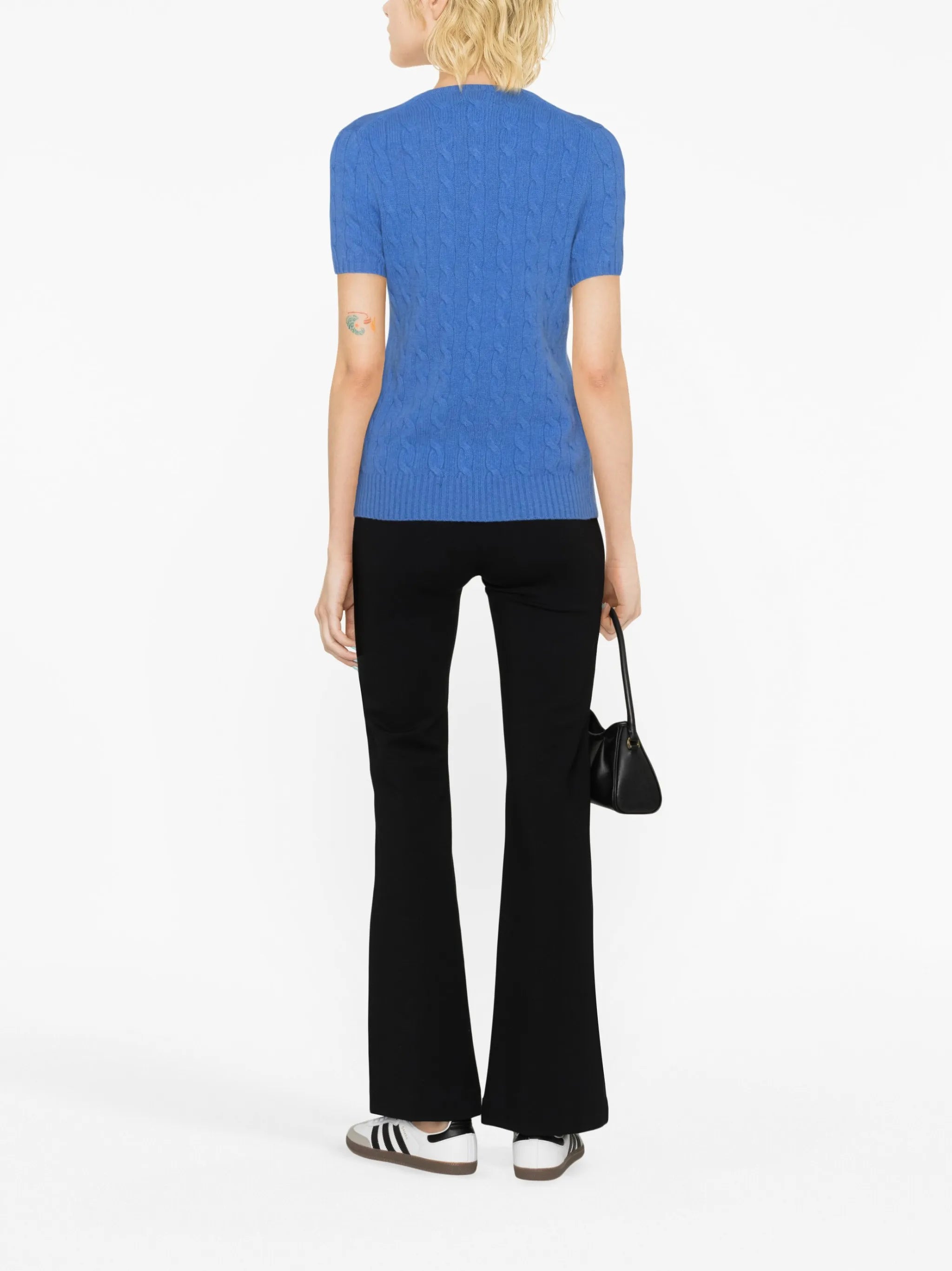 Polo Pony cable-knit jumper