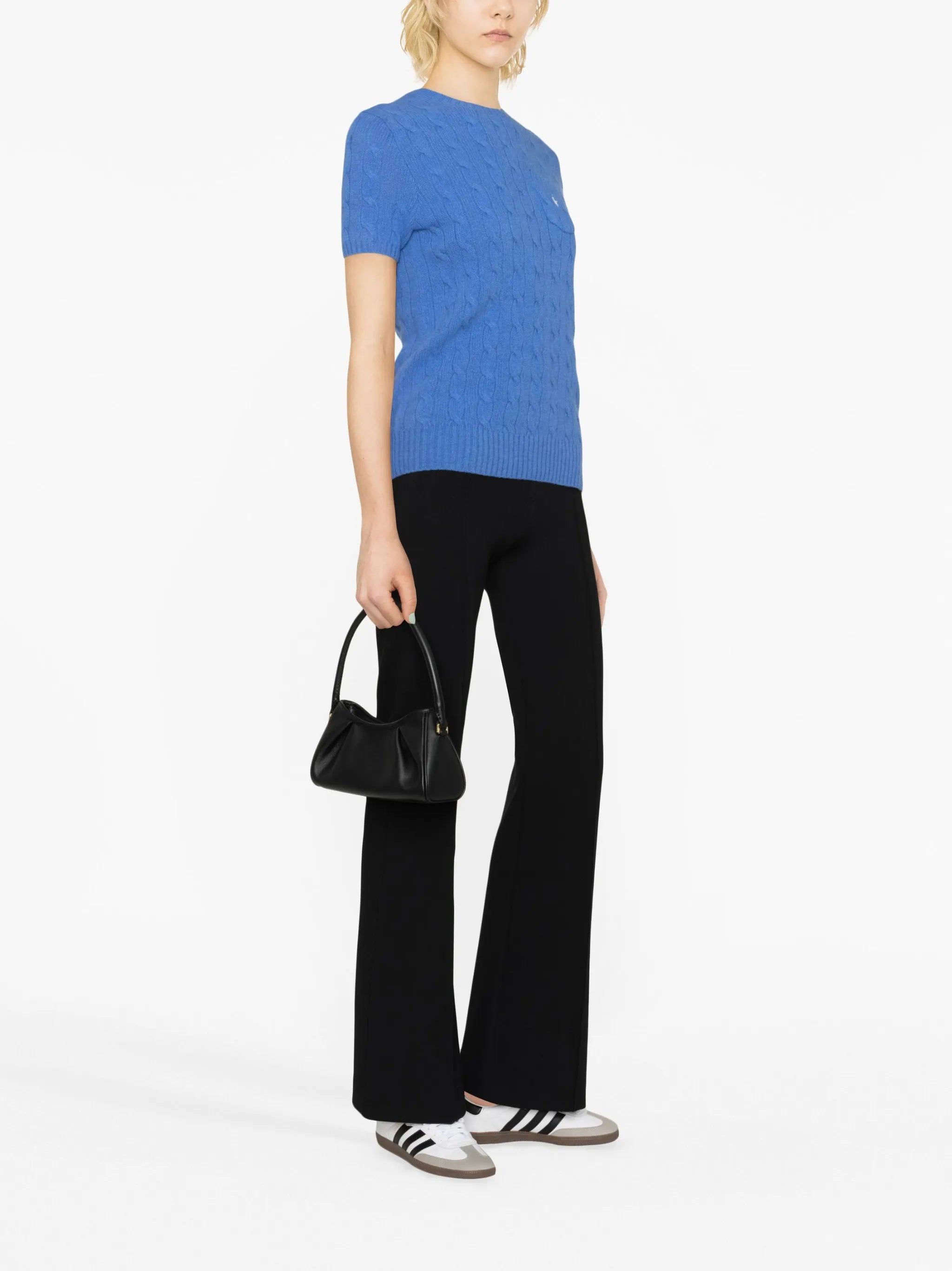 Polo Pony cable-knit jumper