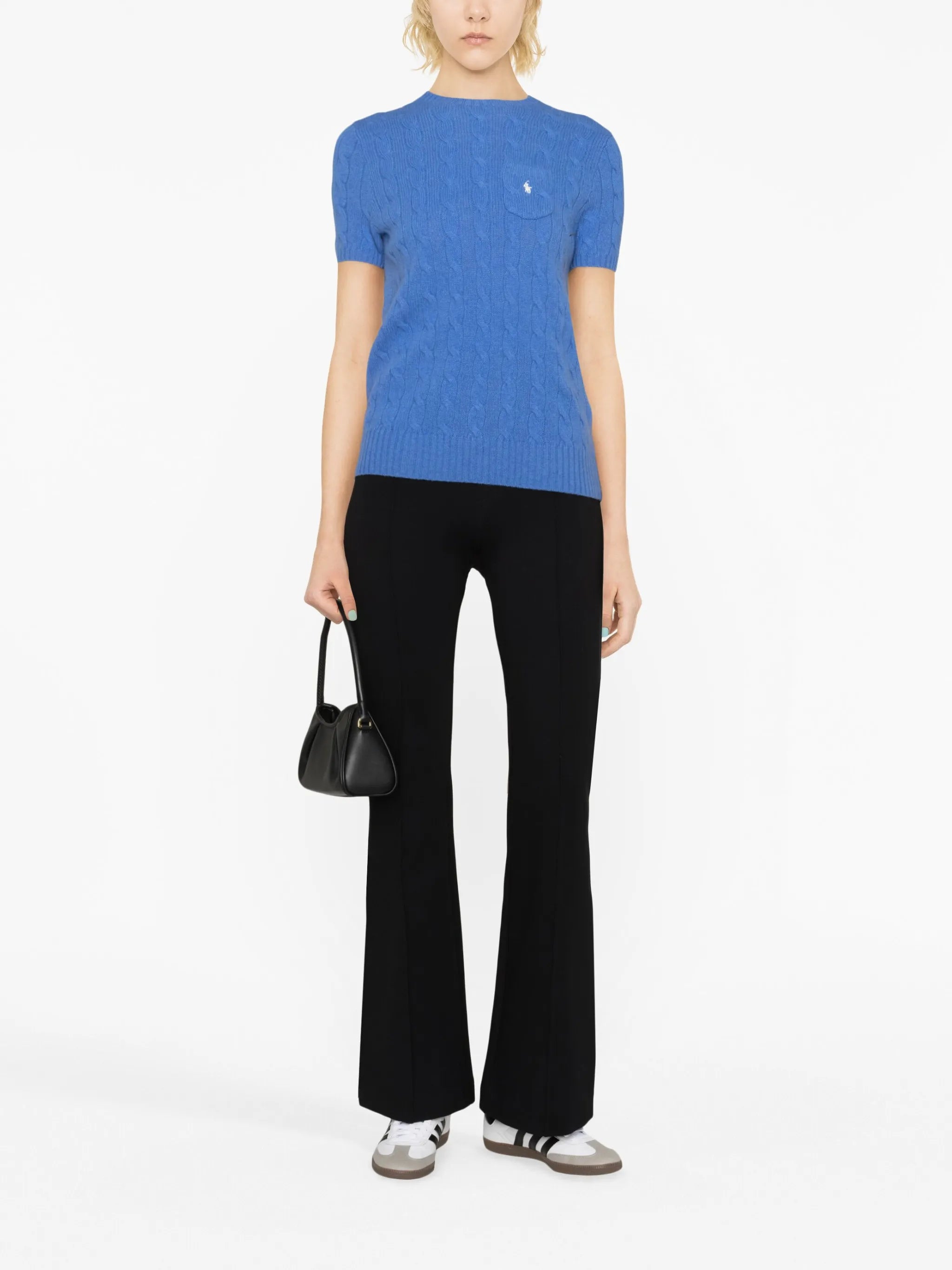 Polo Pony cable-knit jumper