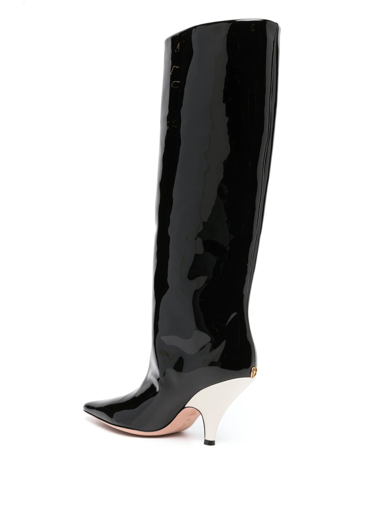 Kika 70mm leather knee boots