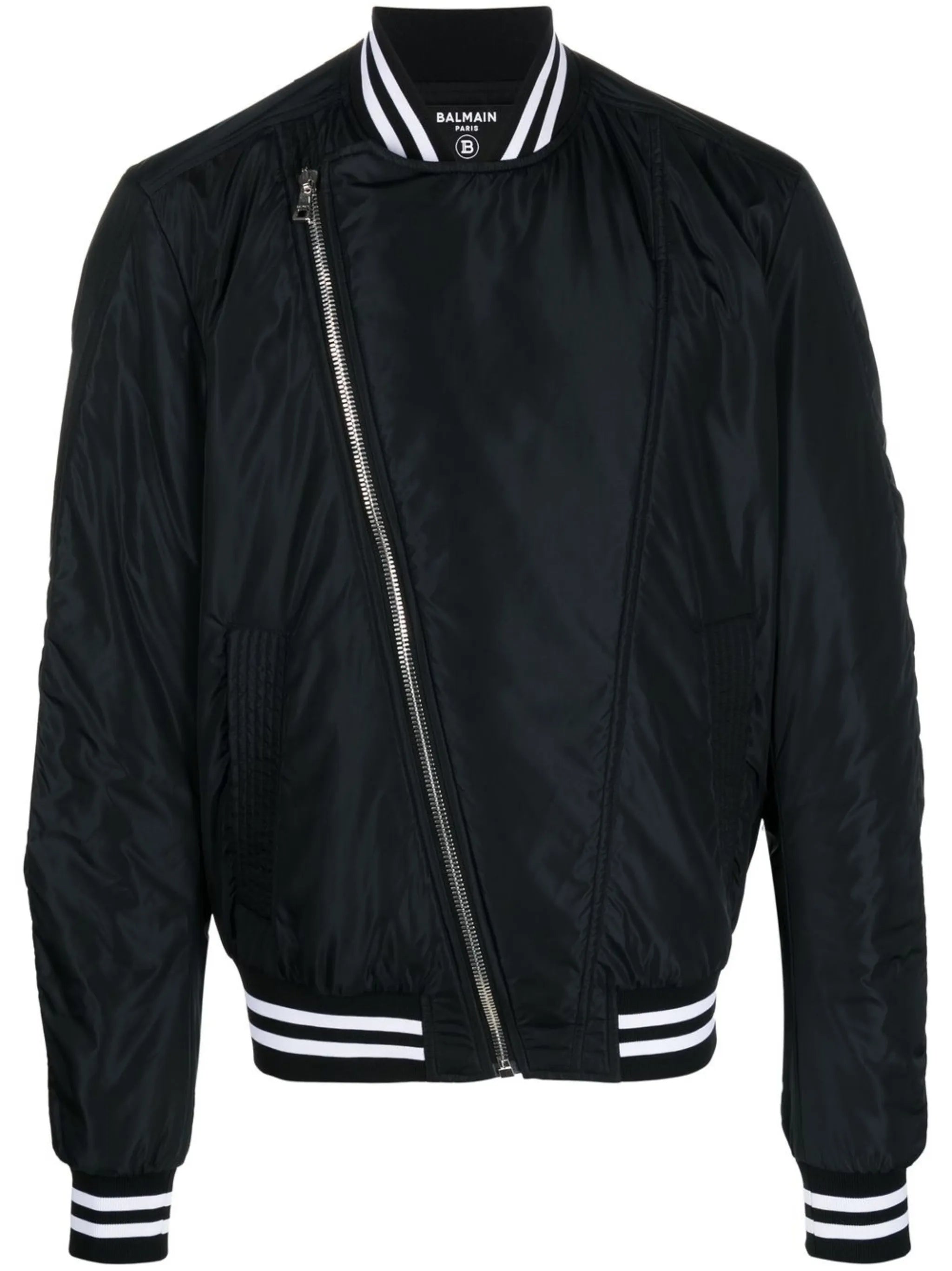 logo-print bomber jacket