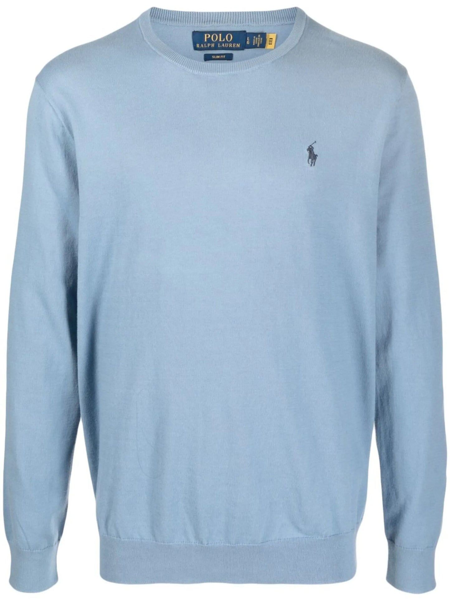 embroidered logo sweater