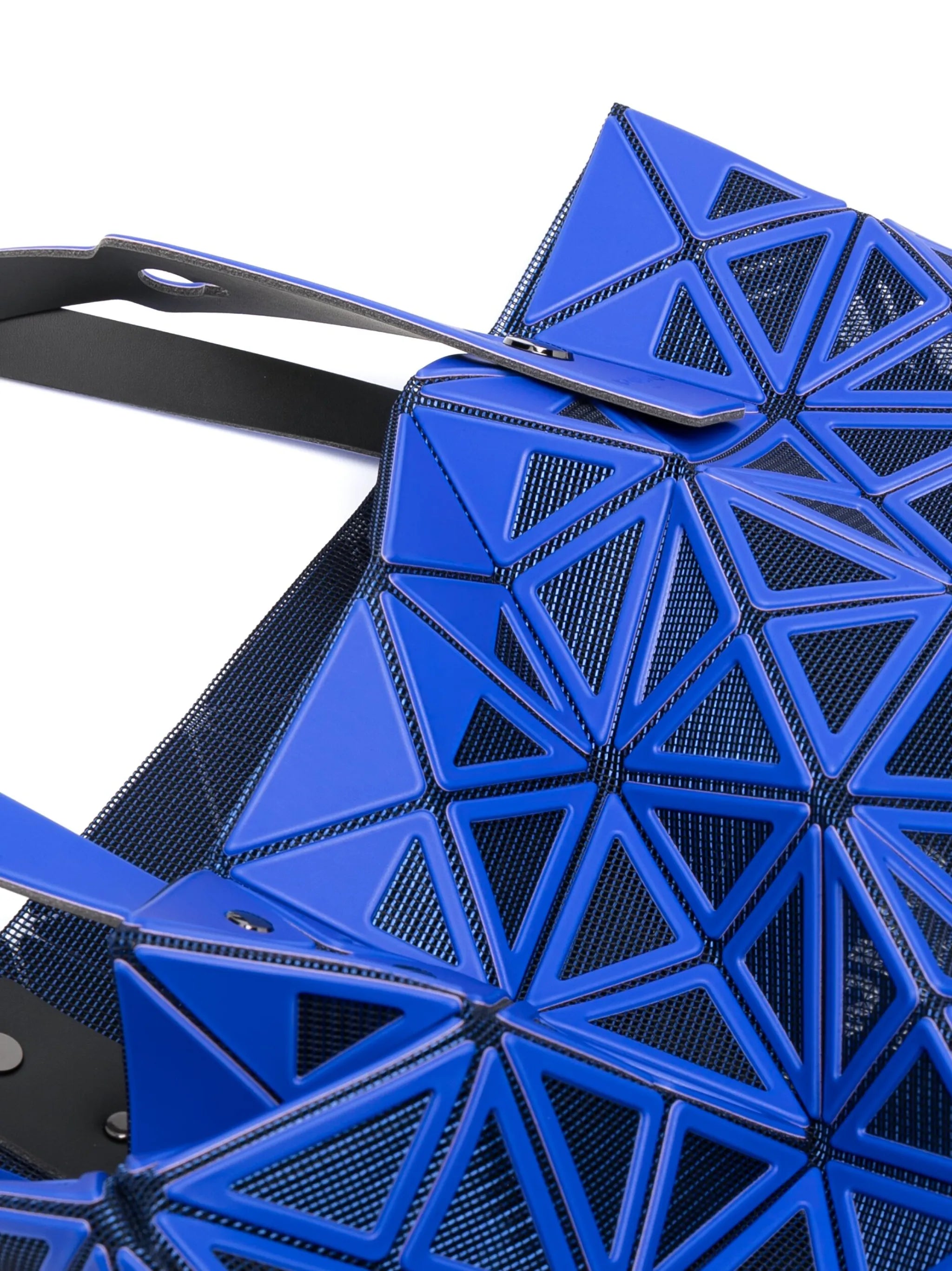 Frame geometric-panel tote bag