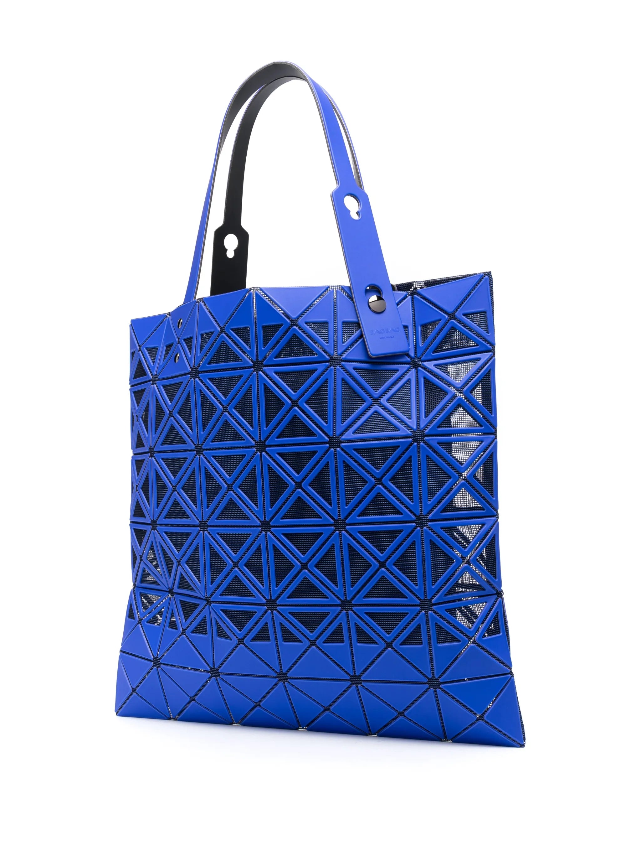 Frame geometric-panel tote bag