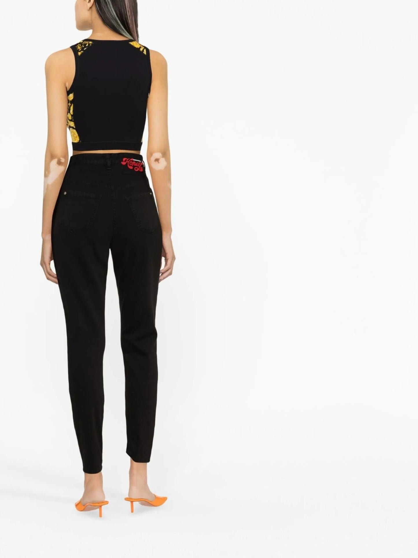 panelled-design tank top