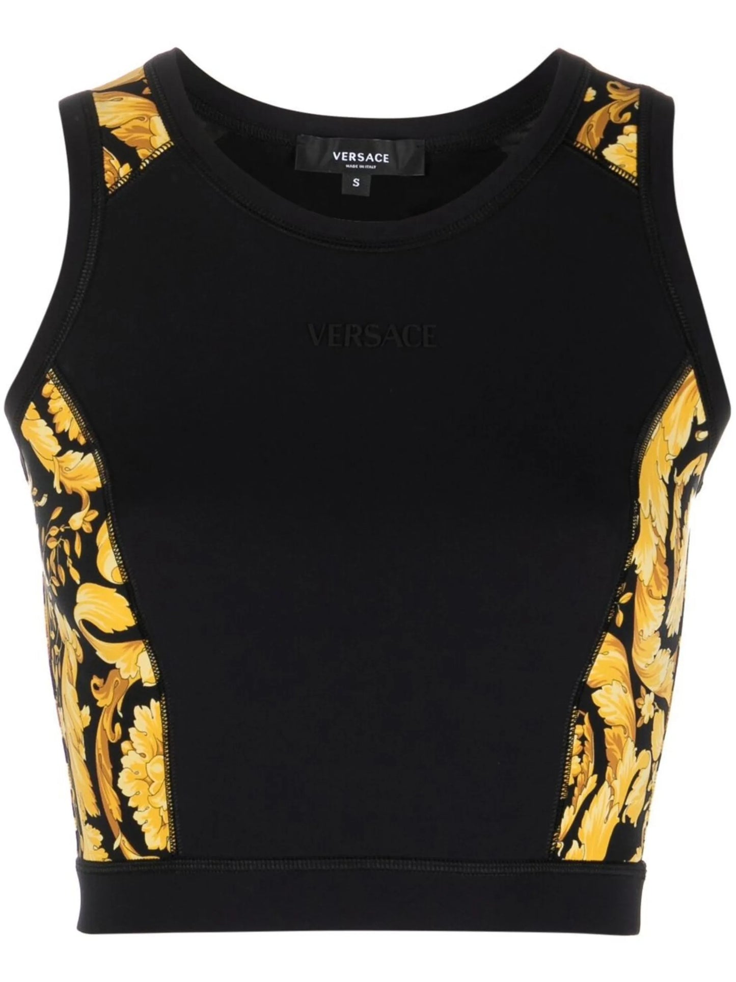 panelled-design tank top