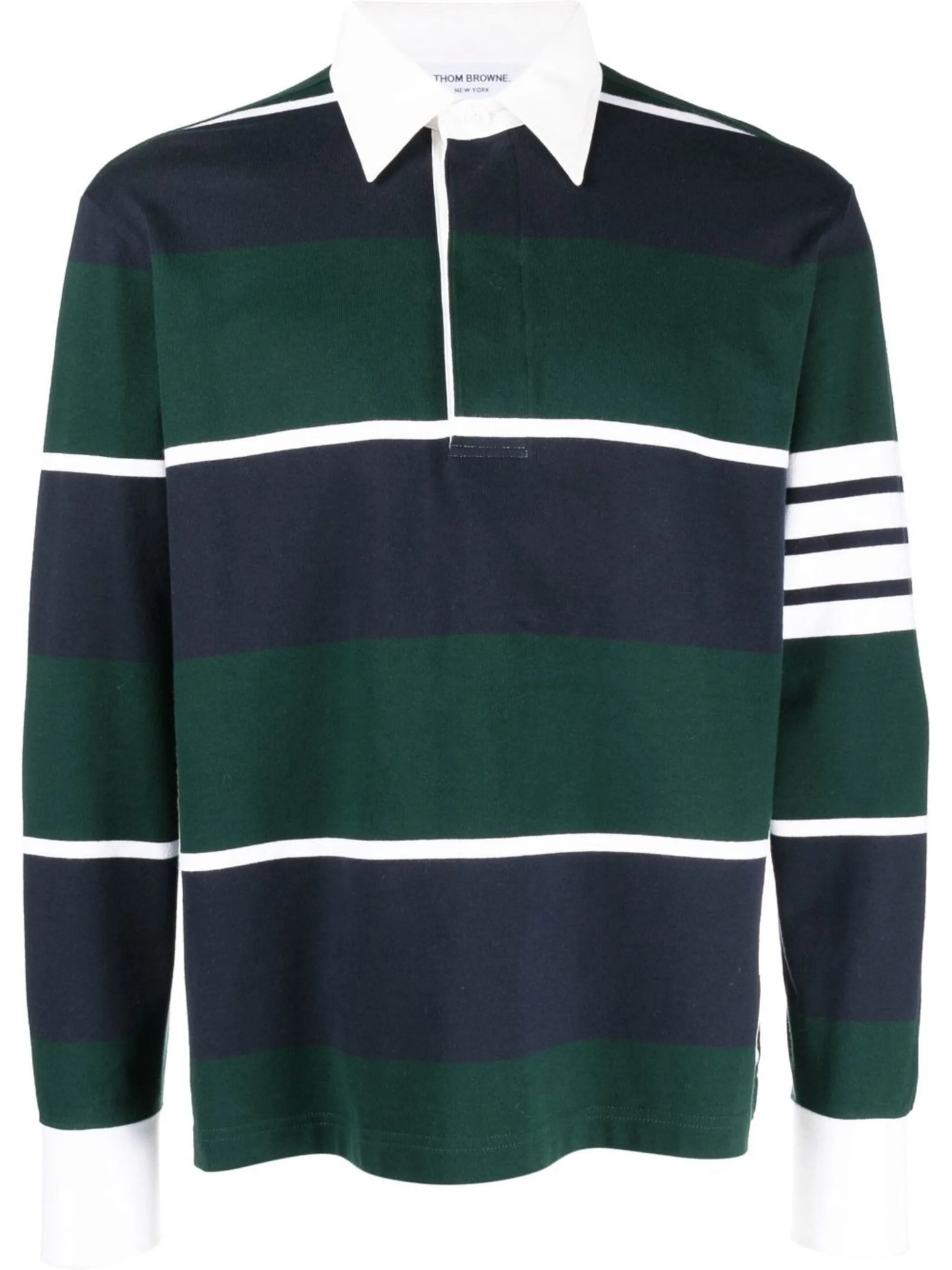 4-Bar stripe cotton polo shirt