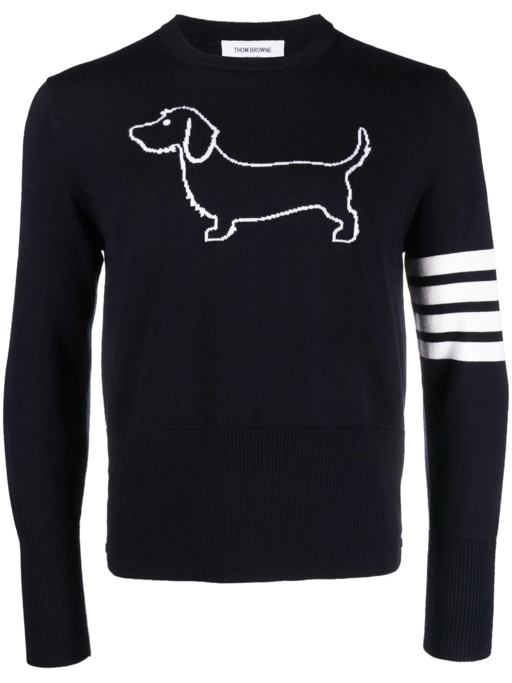 4-Bar stripe wool jumper