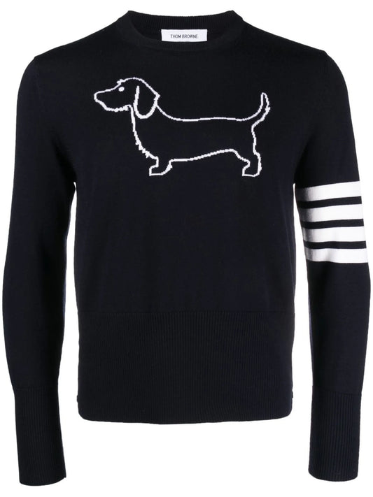 4-Bar stripe wool jumper