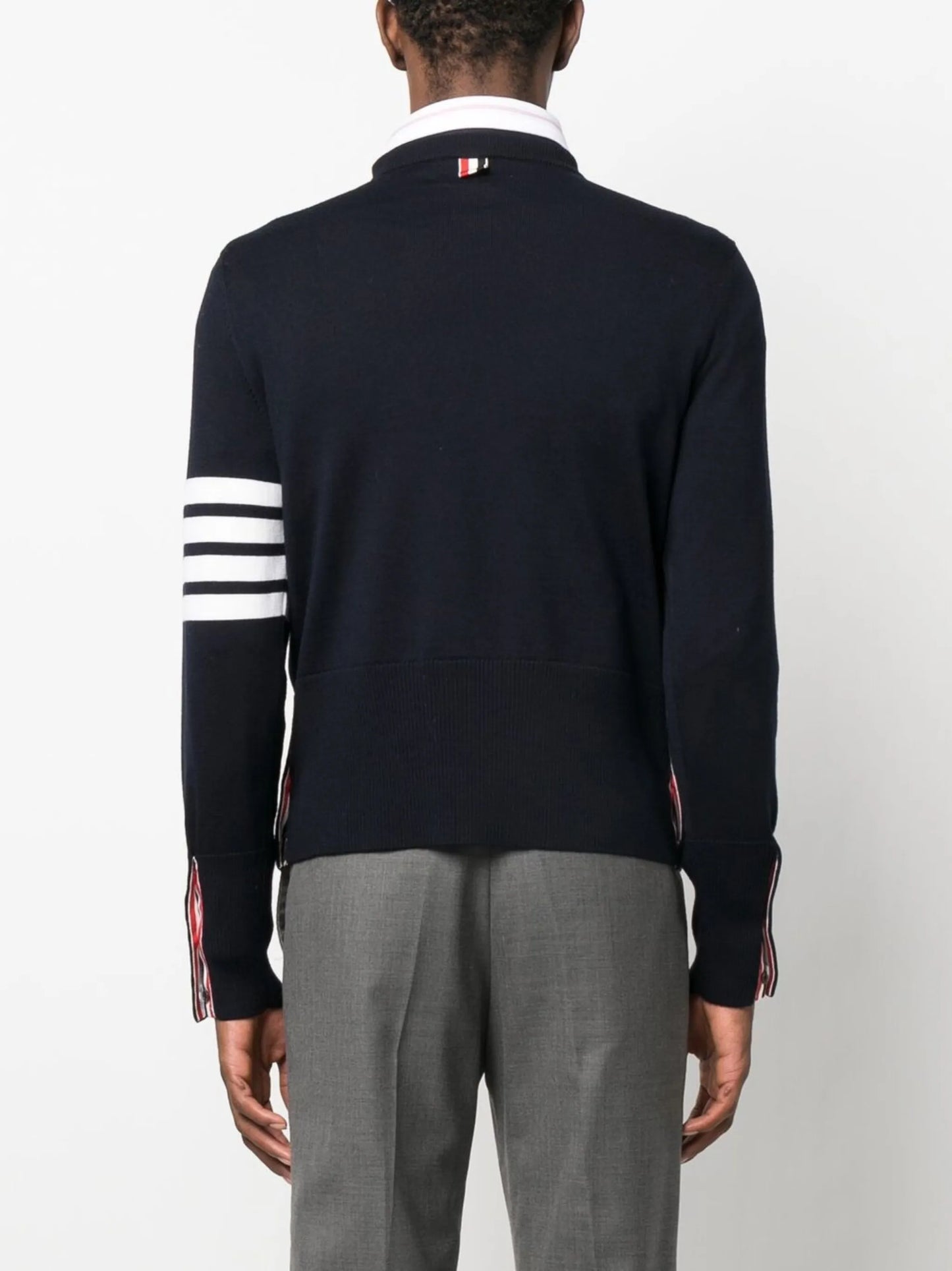 4-Bar stripe wool jumper