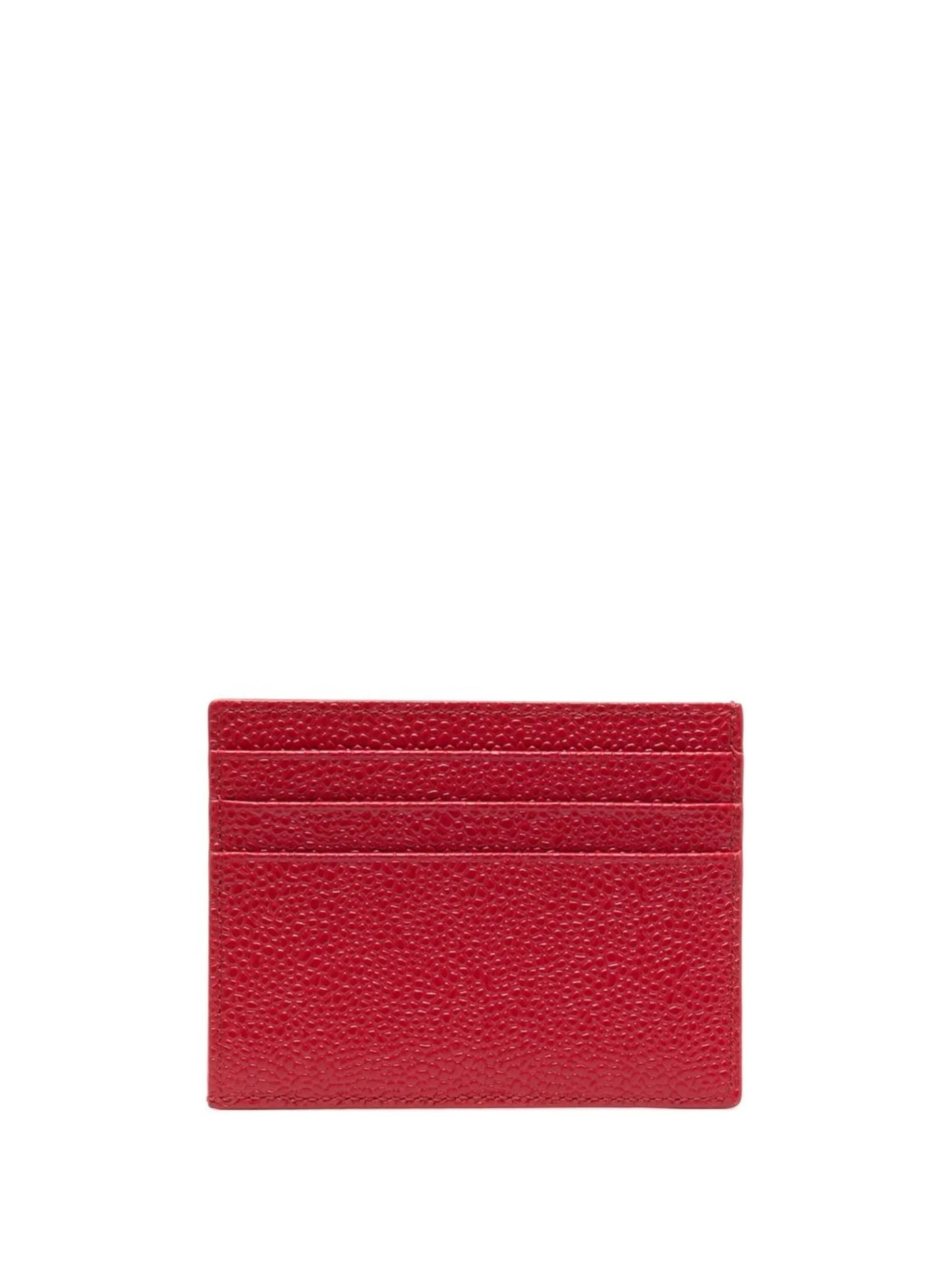 pebble-grain note compartment card holder