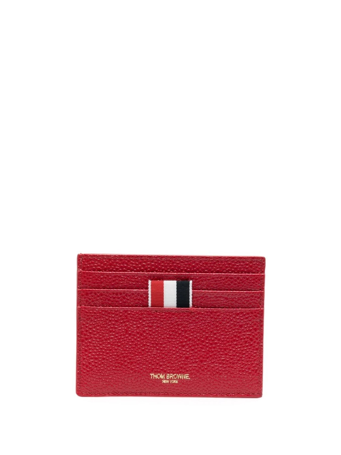 pebble-grain note compartment card holder