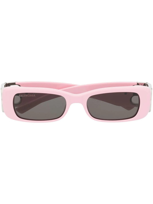 crystal-embellished square-frame sunglasses
