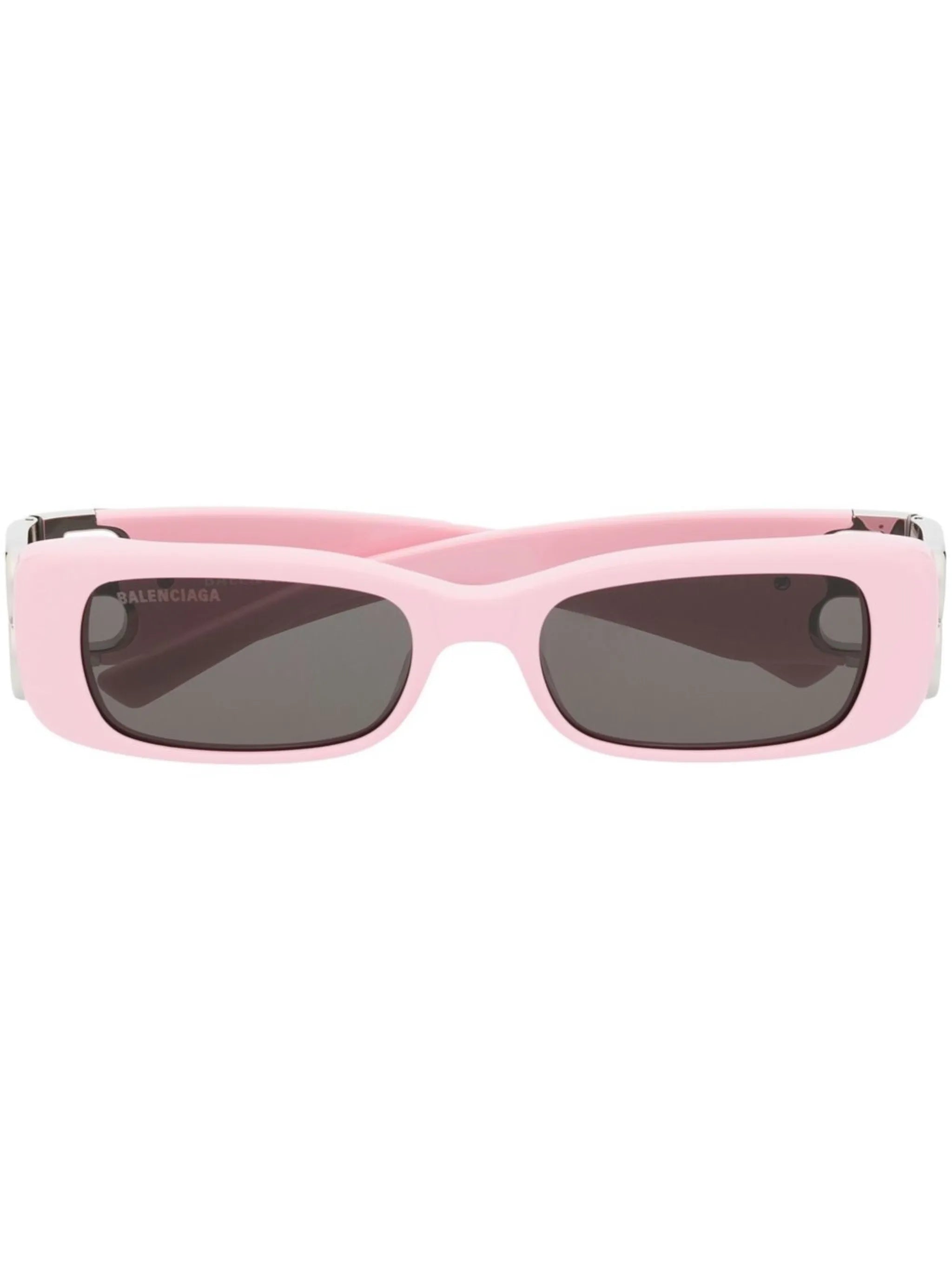 crystal-embellished square-frame sunglasses