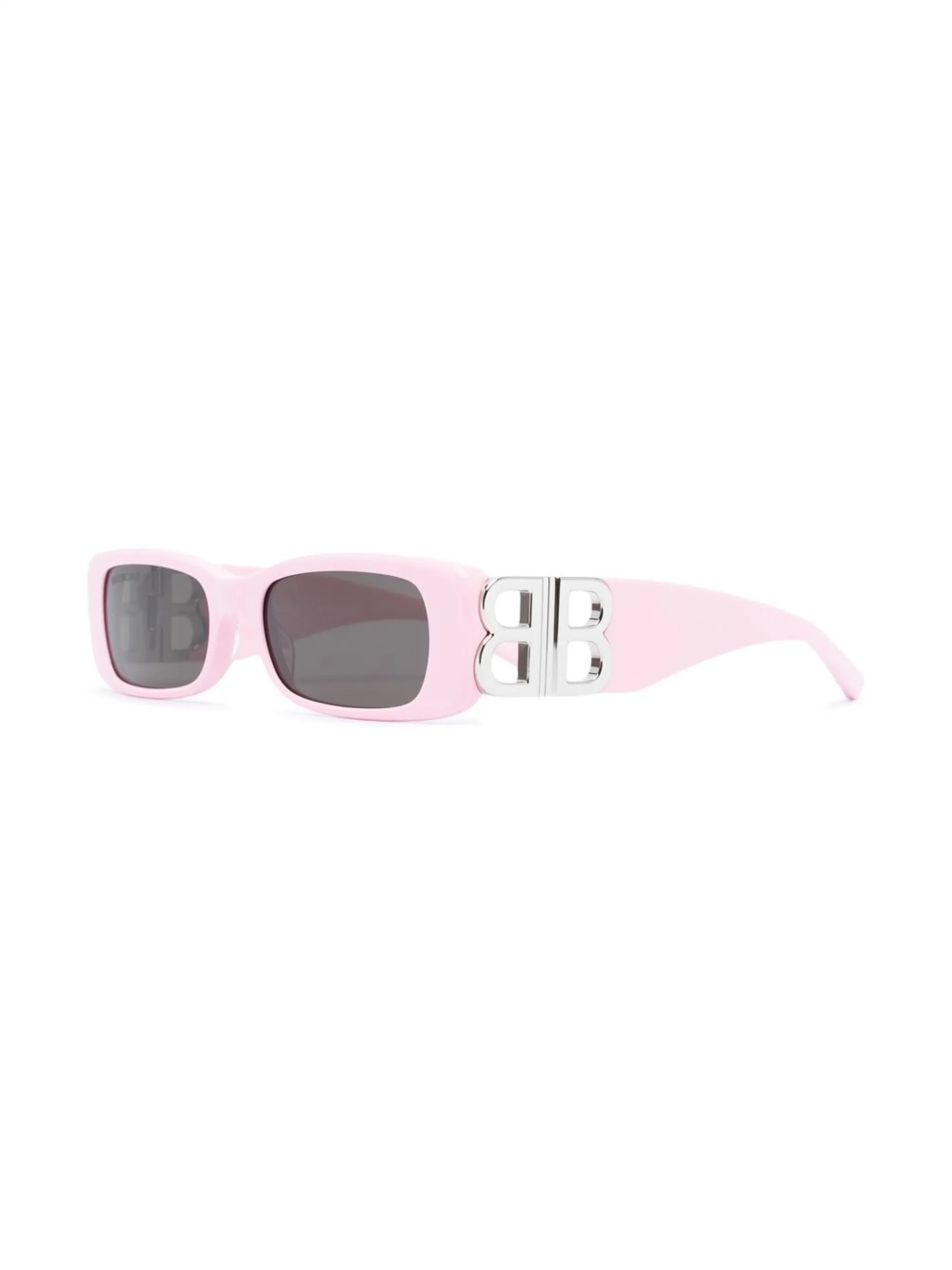 crystal-embellished square-frame sunglasses