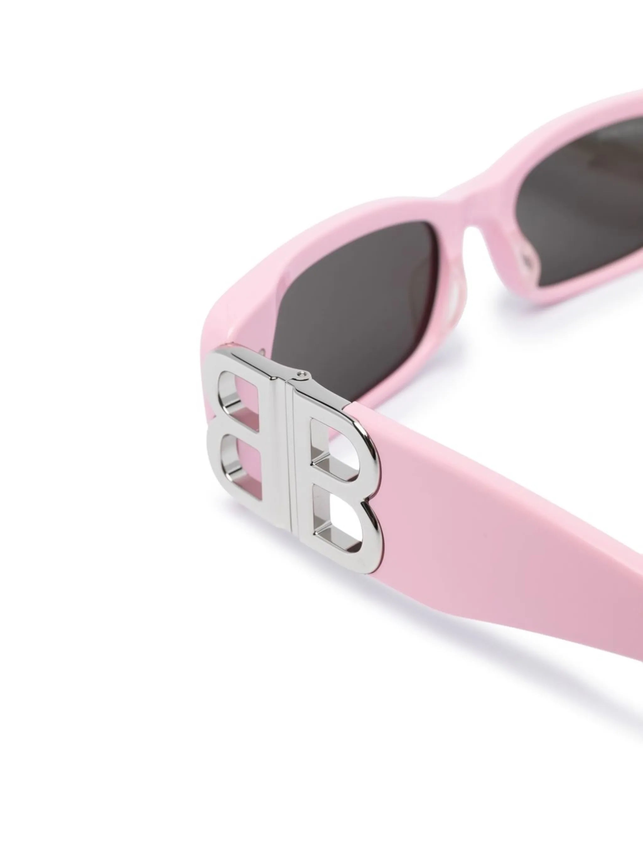 crystal-embellished square-frame sunglasses
