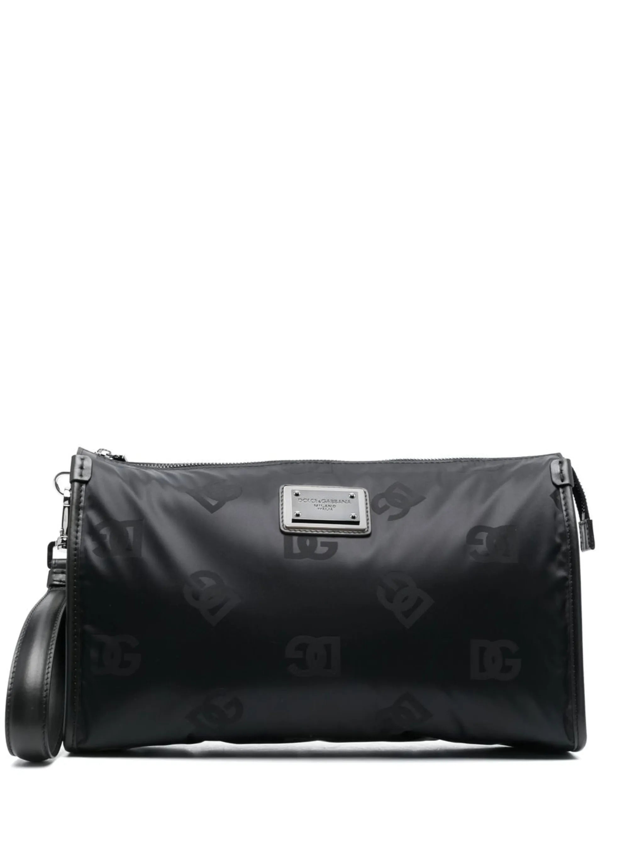 logo-plaque wash bag