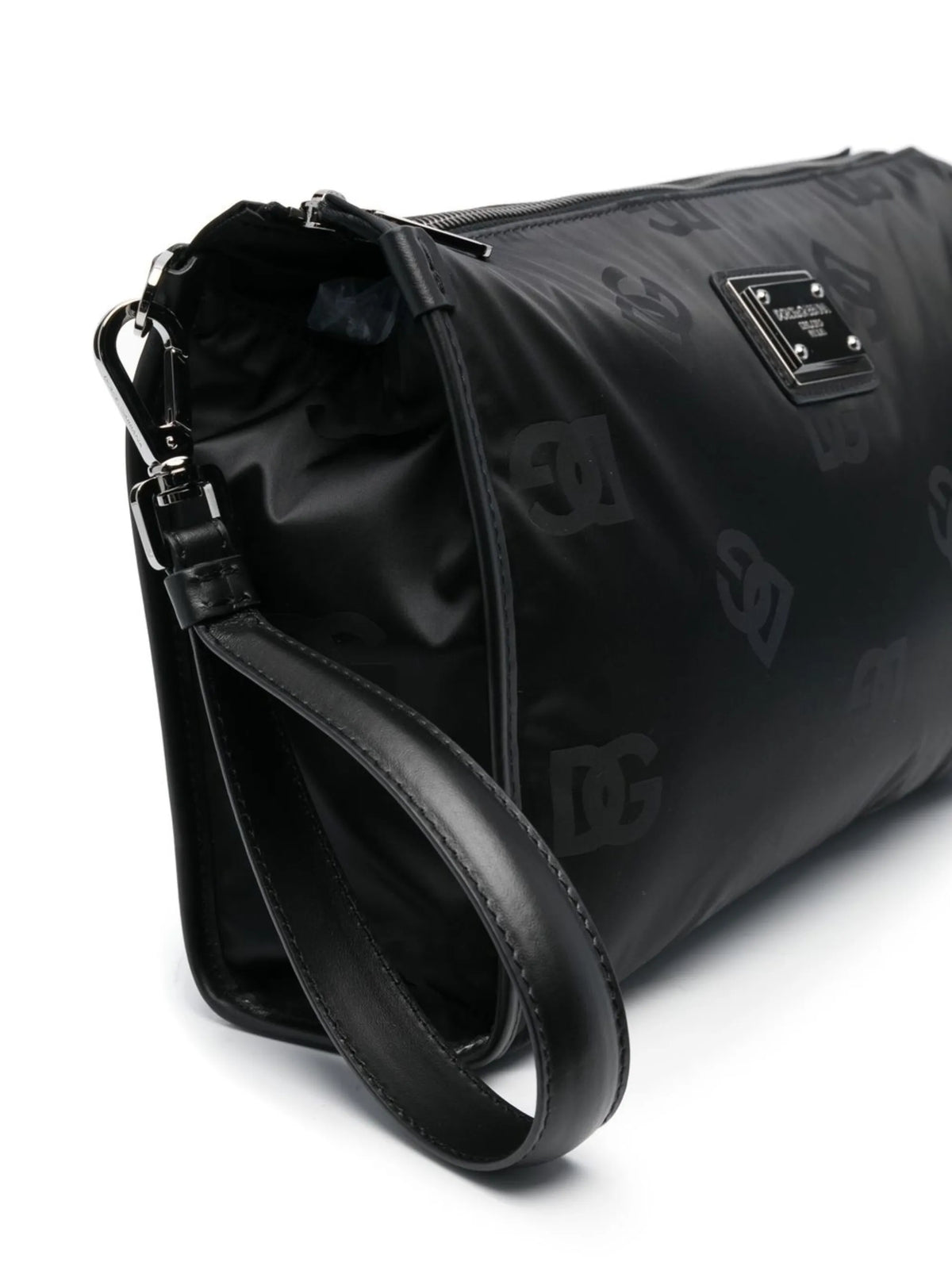 logo-plaque wash bag