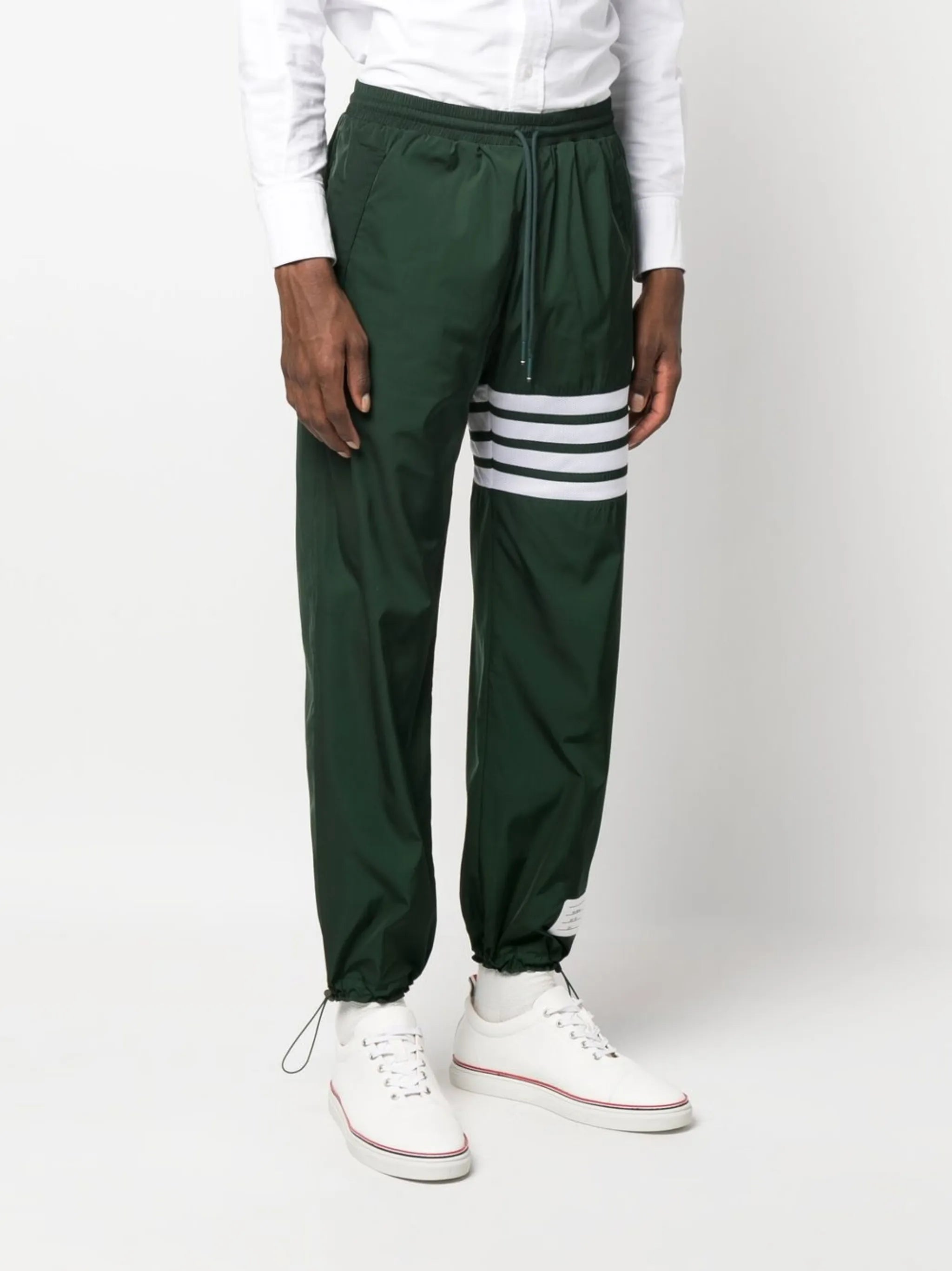 logo-patch track pants