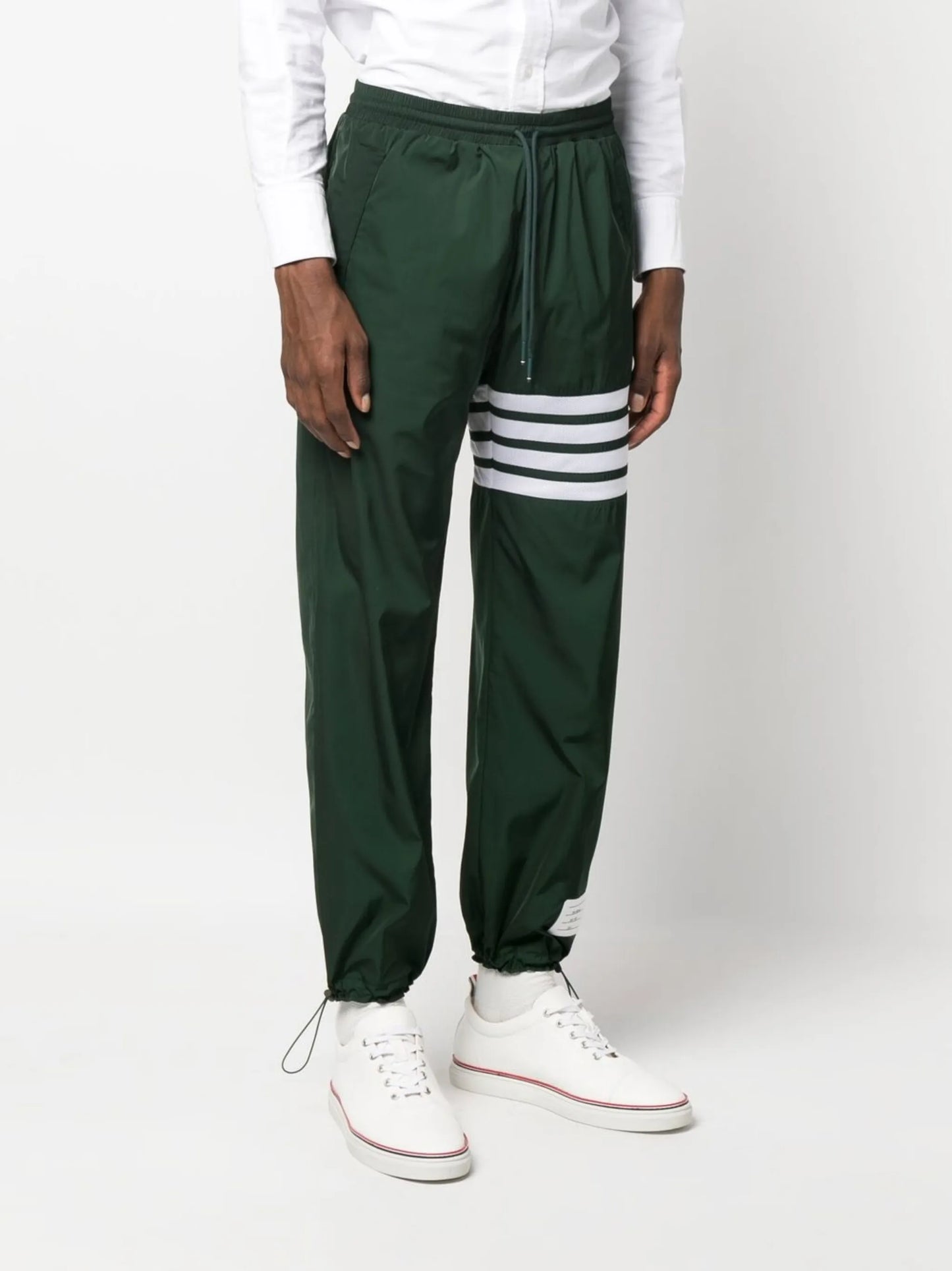 logo-patch track pants