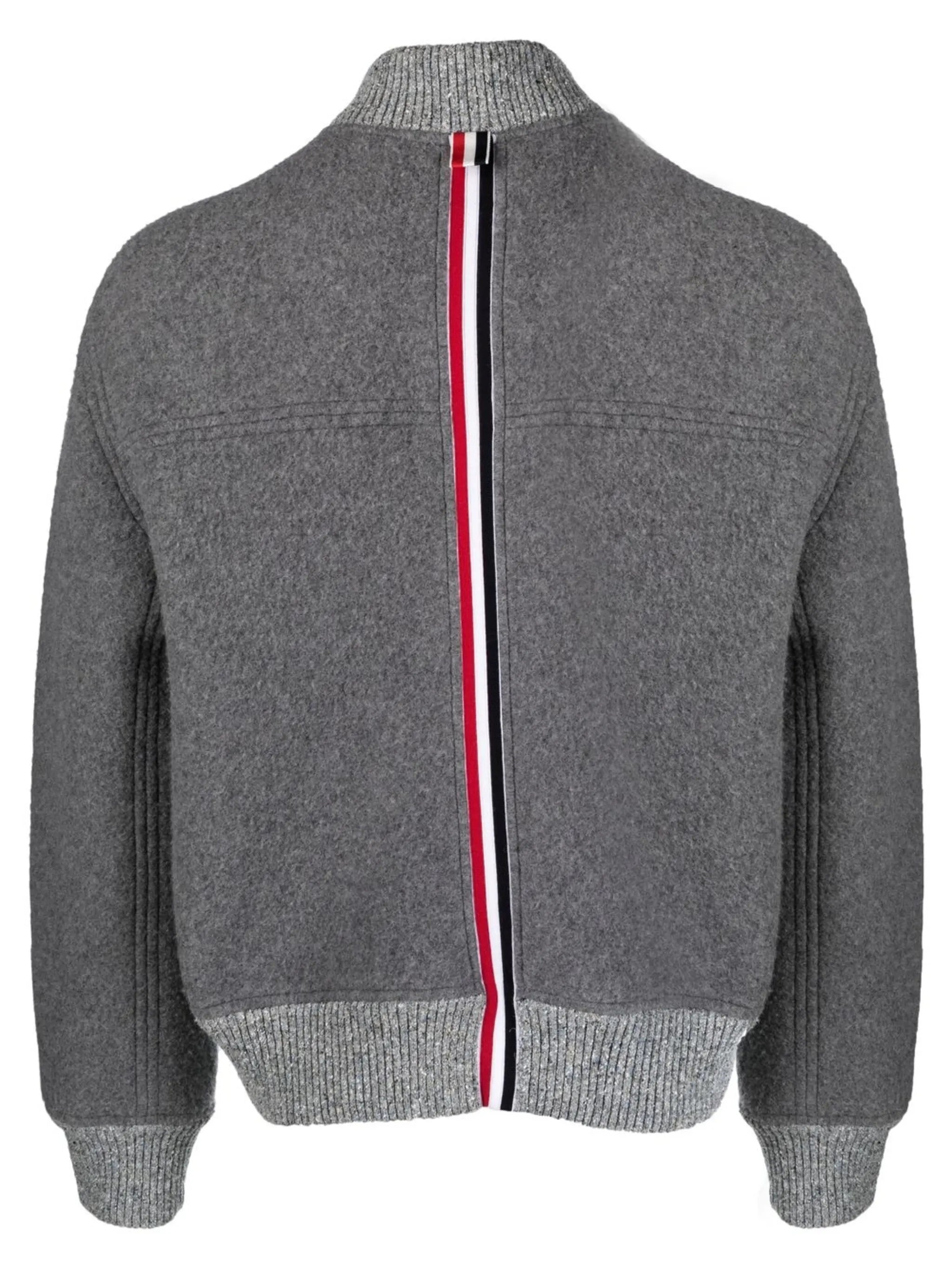 fleece-wool bomber jacket