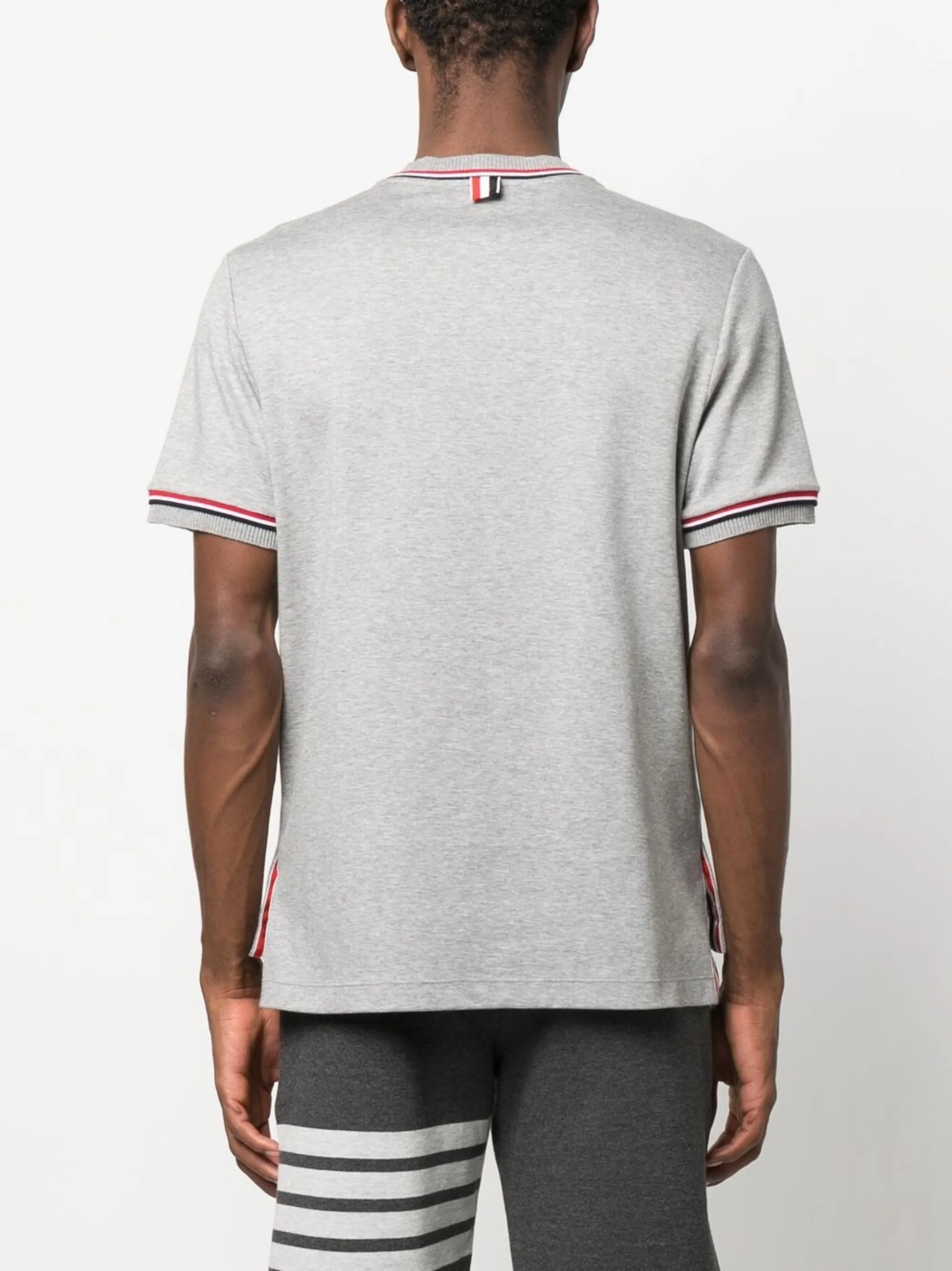 logo-patch crew neck t-shirt